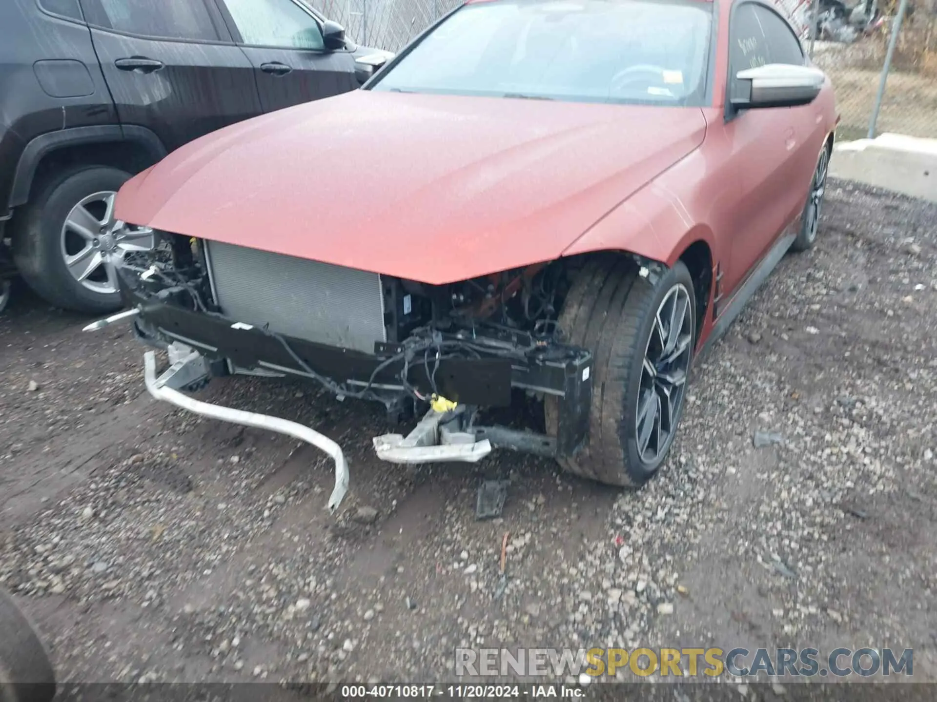 6 fotografías del automóvil dañado WBY33AW04PFP54493 BMW I4 2023