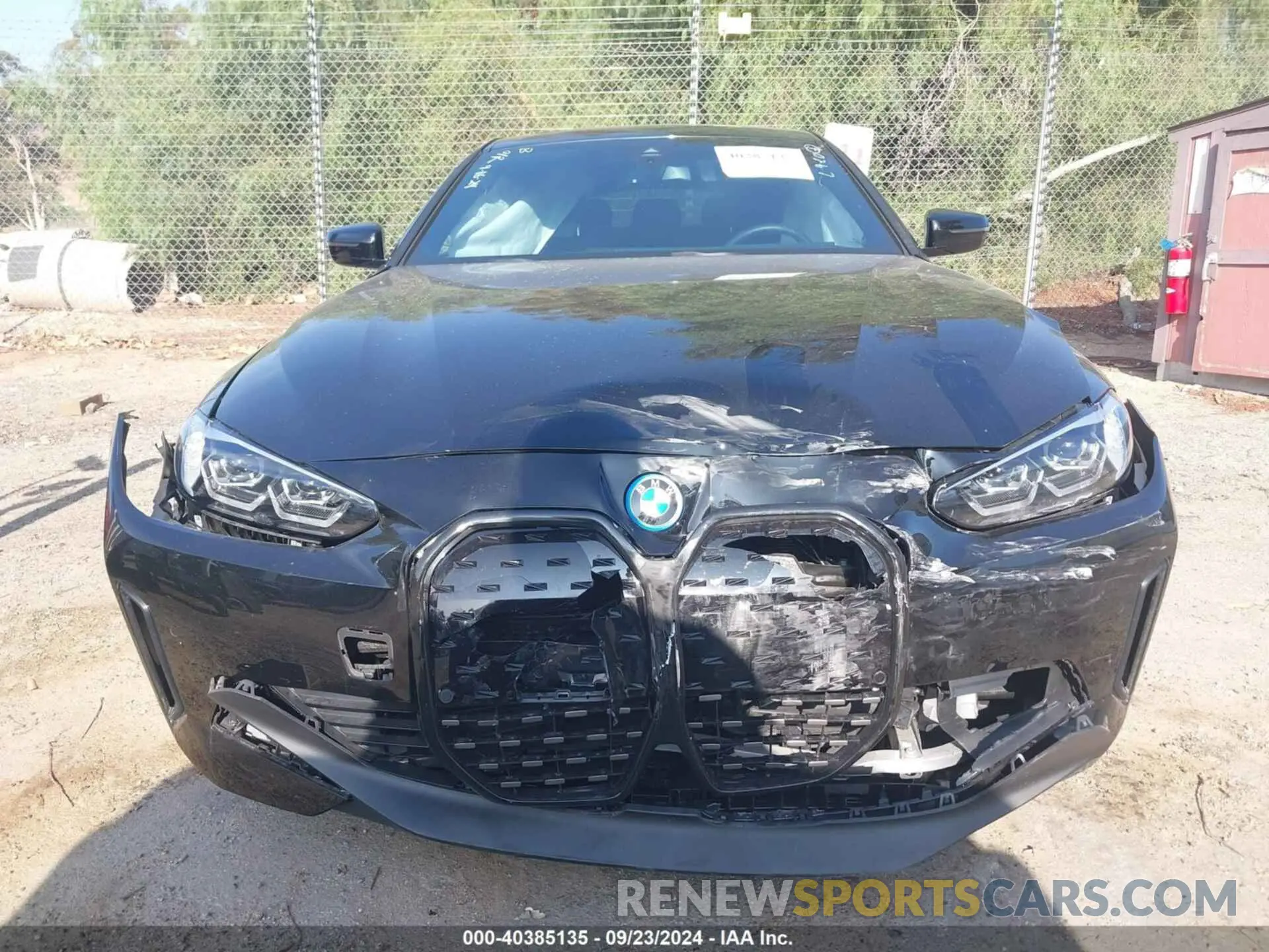 12 fotografías del automóvil dañado WBY43AW03PFP59947 BMW I4 2023