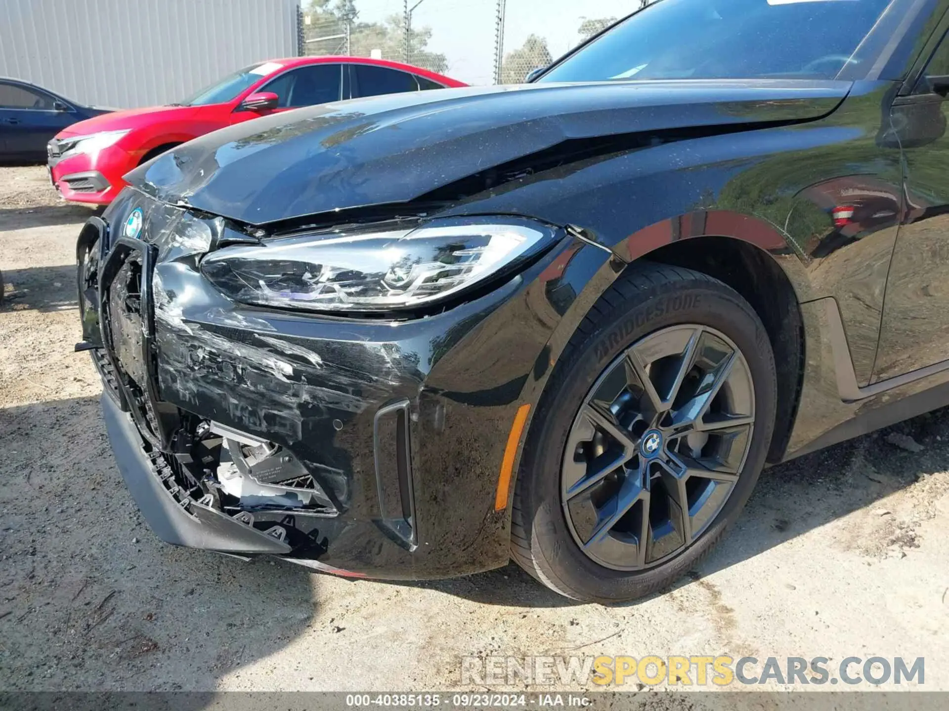 6 fotografías del automóvil dañado WBY43AW03PFP59947 BMW I4 2023