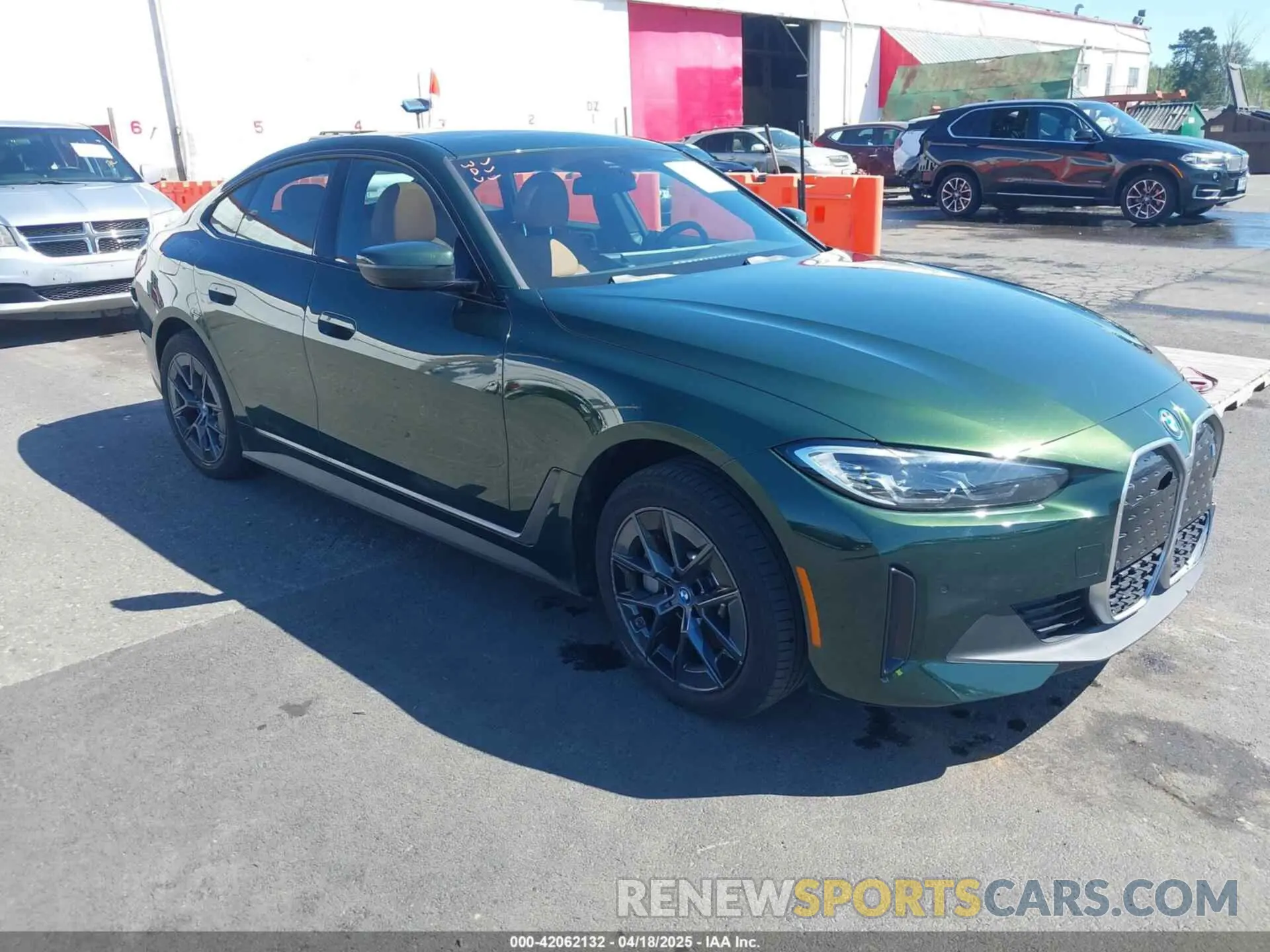 1 fotografías del automóvil dañado WBY43AW04PFR33718 BMW I4 2023