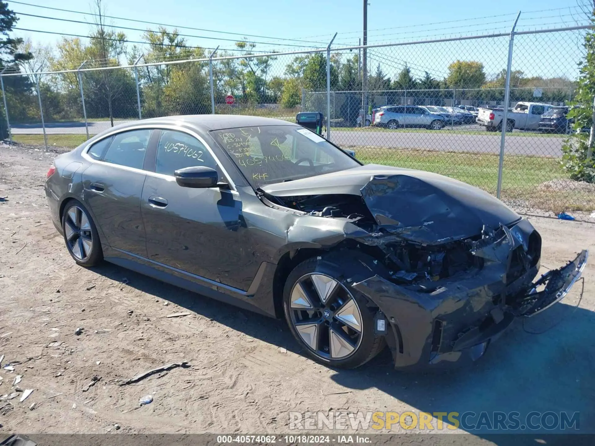 1 fotografías del automóvil dañado WBY73AW03PFP39033 BMW I4 2023