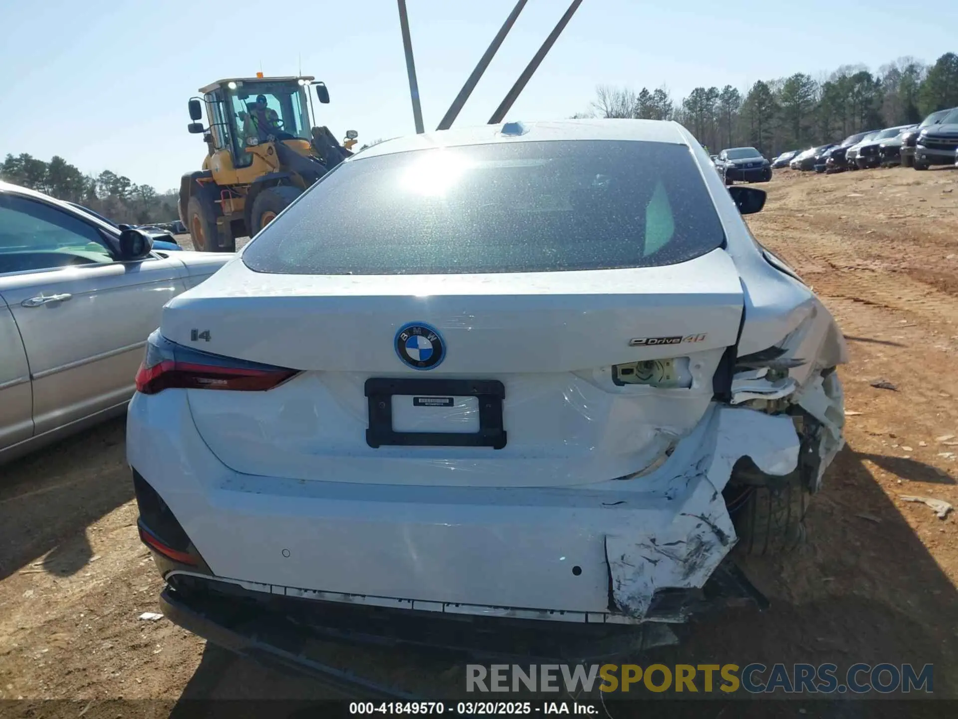 17 fotografías del automóvil dañado WBY73AW08PFN72118 BMW I4 2023