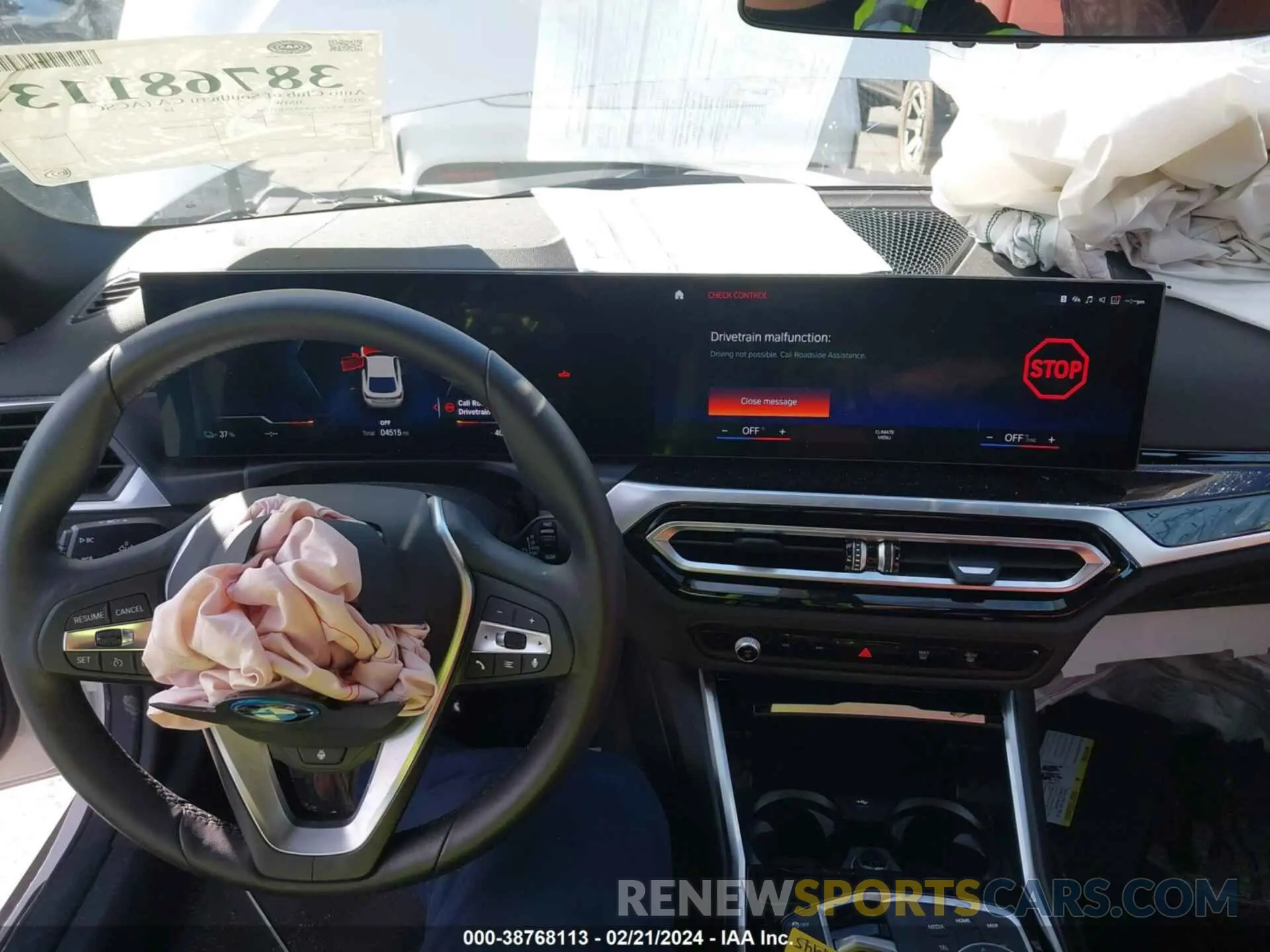 19 fotografías del automóvil dañado WBY73AW0XPFR31159 BMW I4 2023