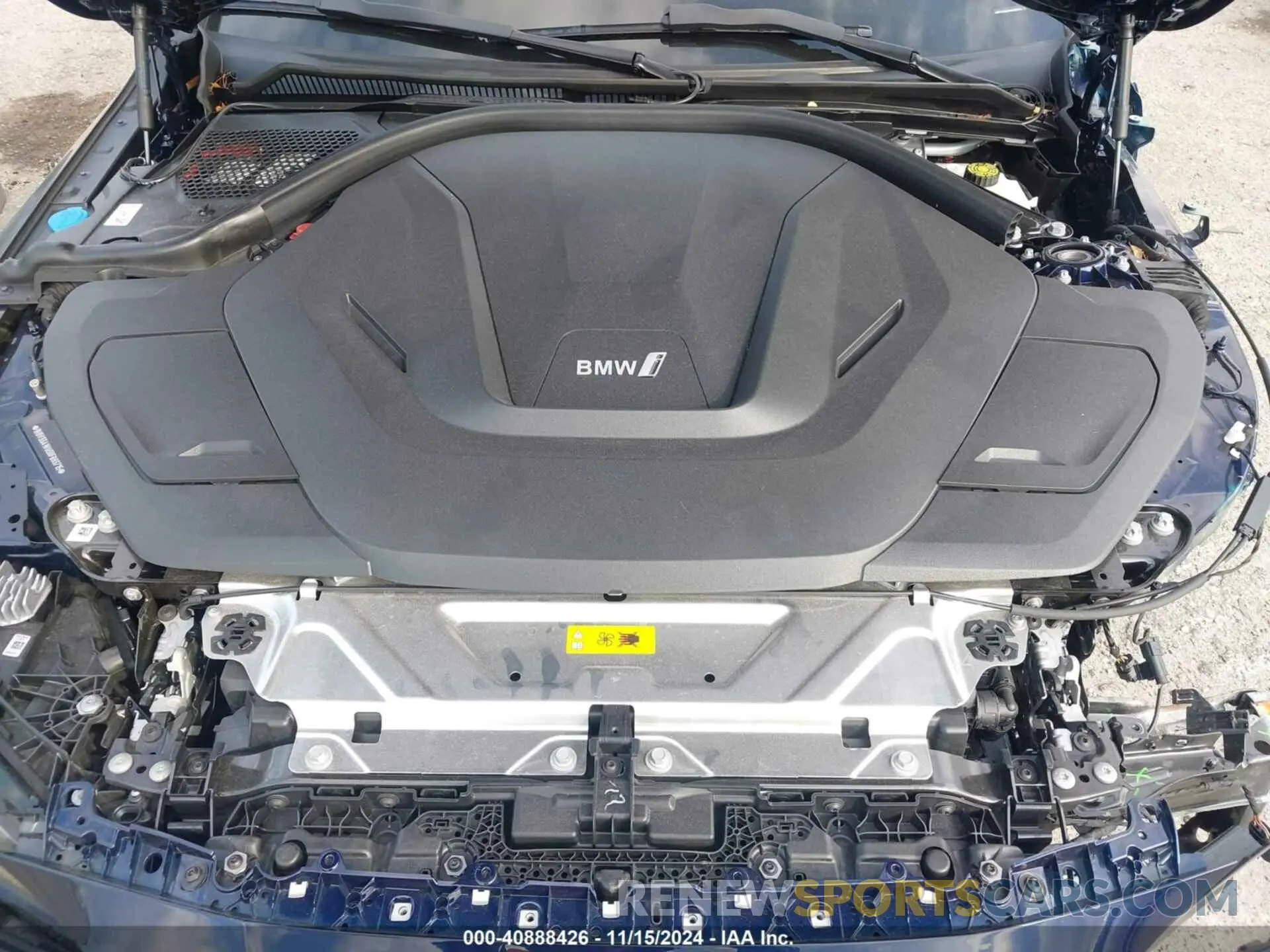 10 fotografías del automóvil dañado WBY33AW03RFR93715 BMW I4 2024