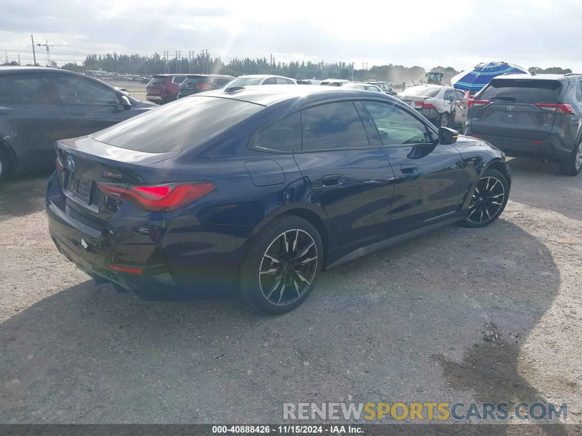 4 fotografías del automóvil dañado WBY33AW03RFR93715 BMW I4 2024