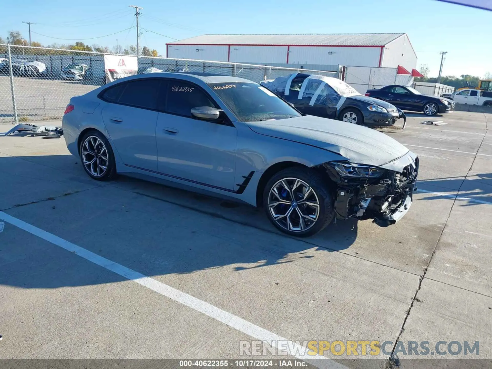 1 fotografías del automóvil dañado WBY33AW09RFR96814 BMW I4 2024