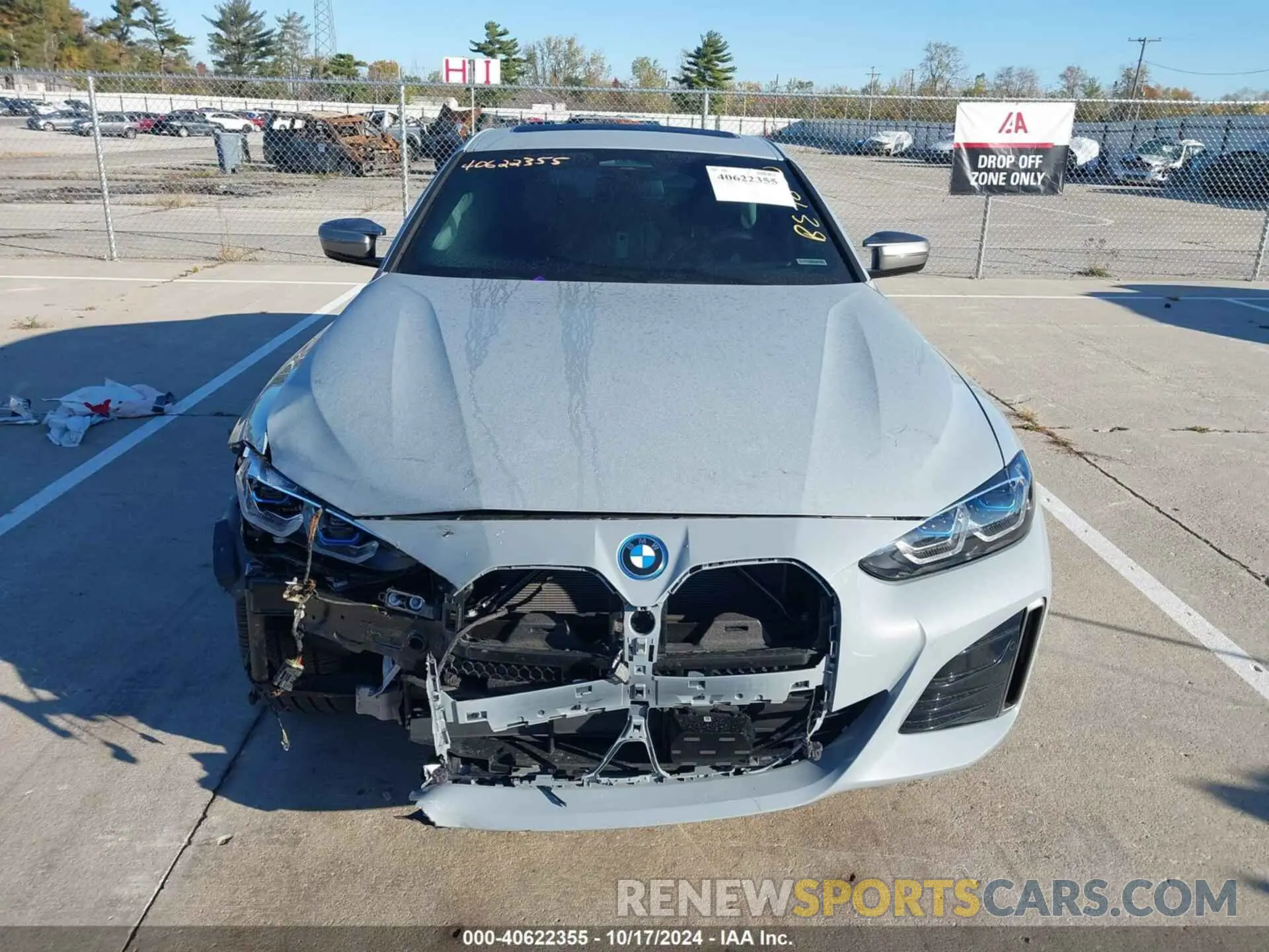 13 fotografías del automóvil dañado WBY33AW09RFR96814 BMW I4 2024