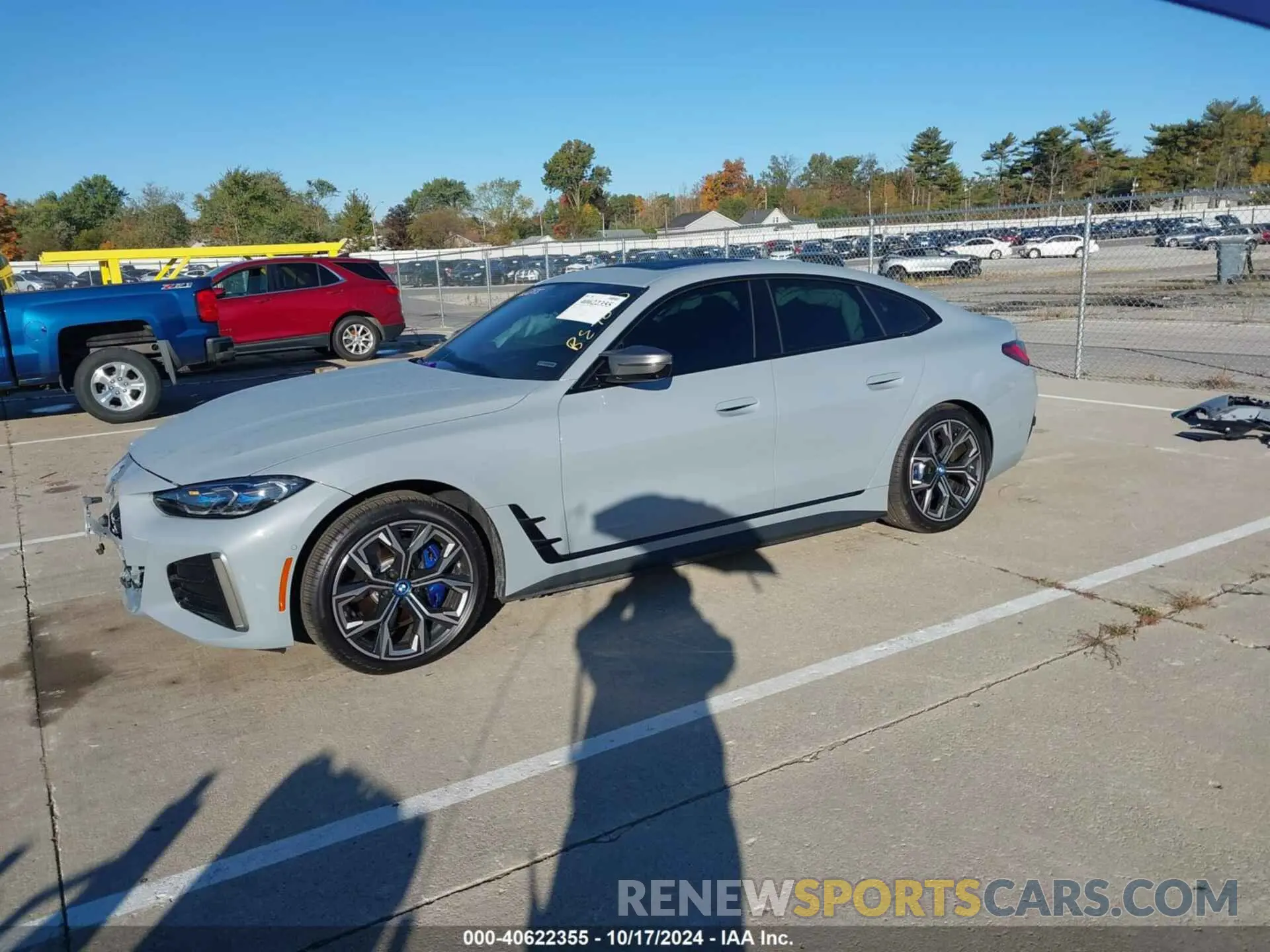 2 fotografías del automóvil dañado WBY33AW09RFR96814 BMW I4 2024