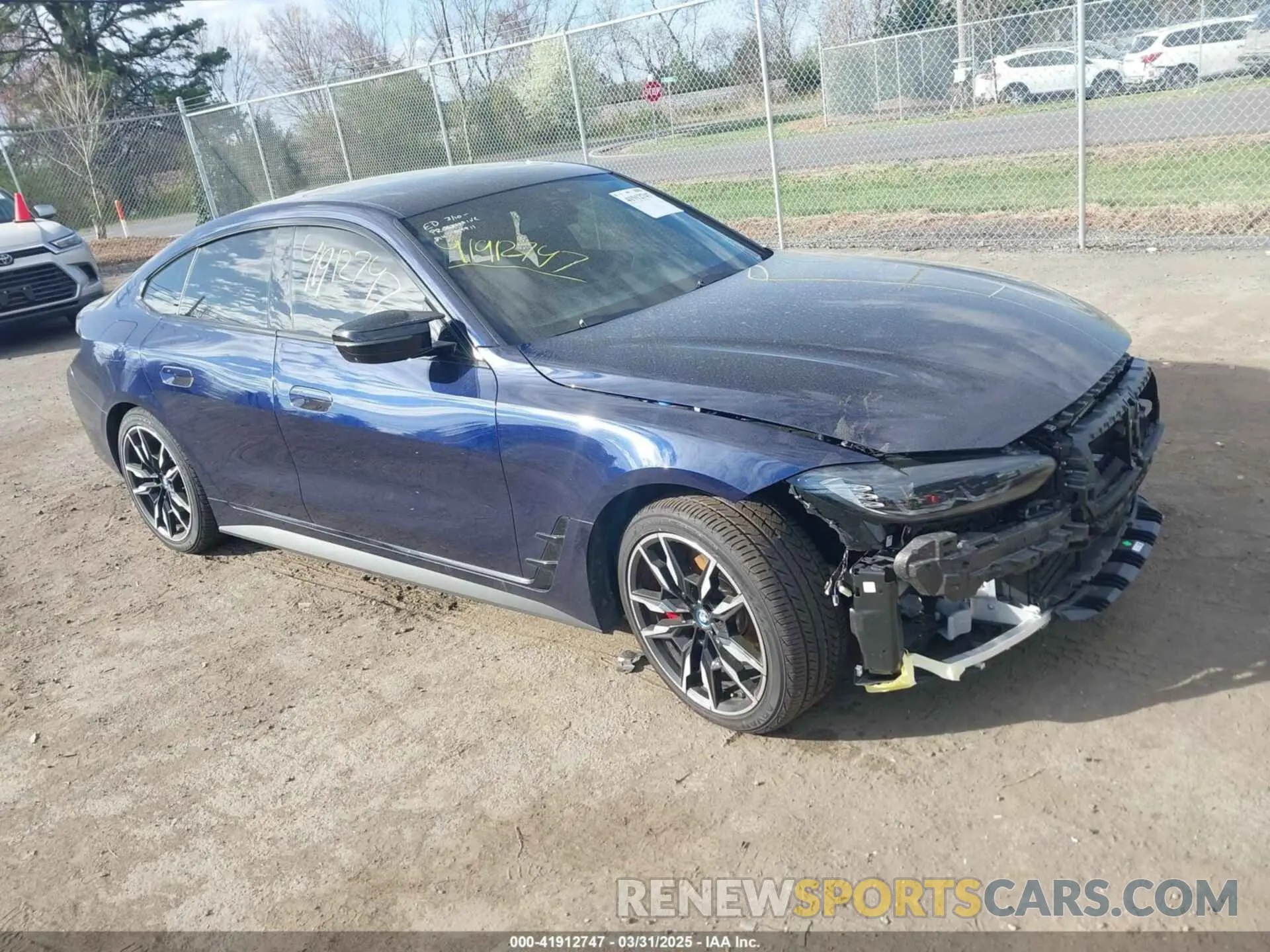 1 fotografías del automóvil dañado WBY33AW09RFS45891 BMW I4 2024