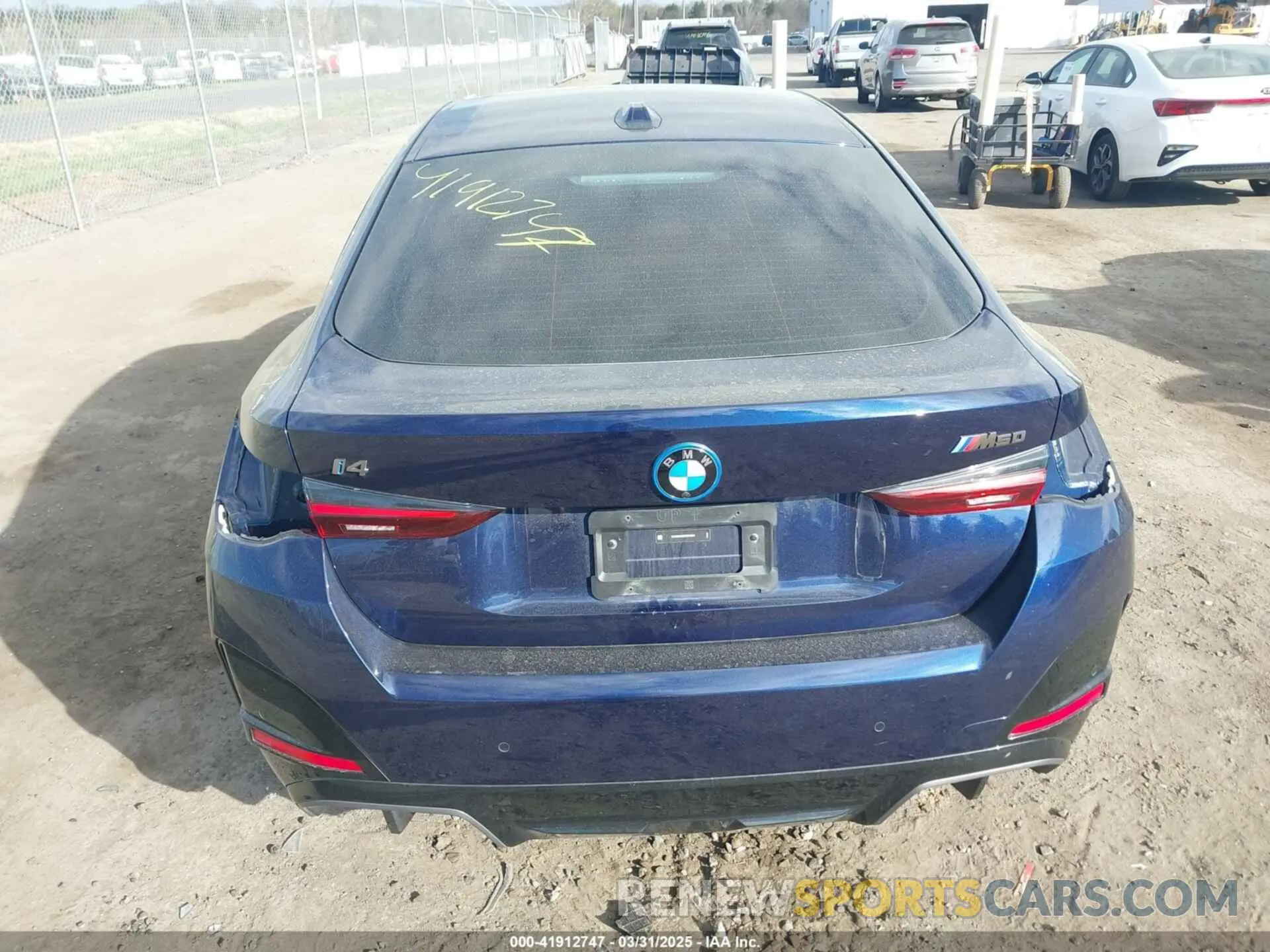 15 fotografías del automóvil dañado WBY33AW09RFS45891 BMW I4 2024