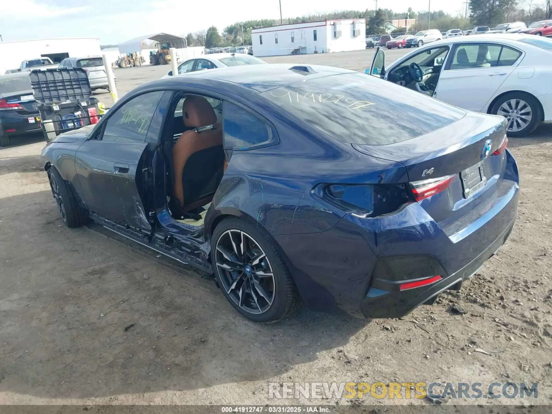3 fotografías del automóvil dañado WBY33AW09RFS45891 BMW I4 2024