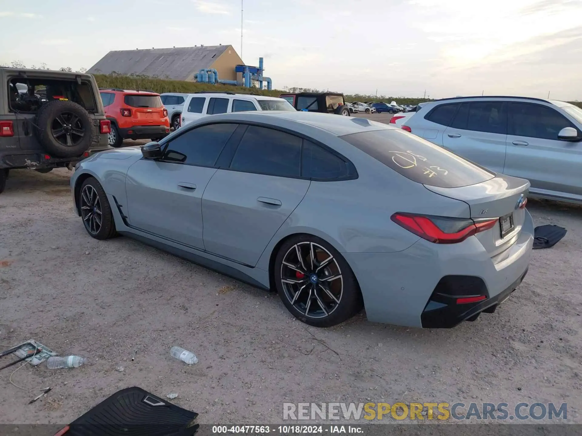 3 fotografías del automóvil dañado WBY33AW0XRFS81282 BMW I4 2024
