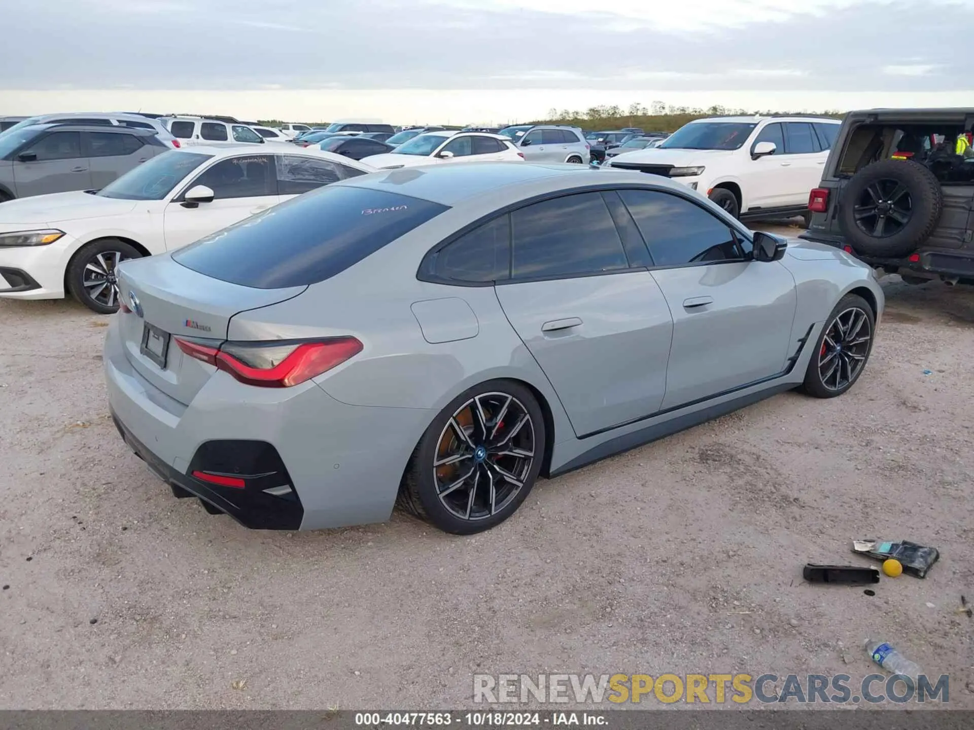 4 fotografías del automóvil dañado WBY33AW0XRFS81282 BMW I4 2024