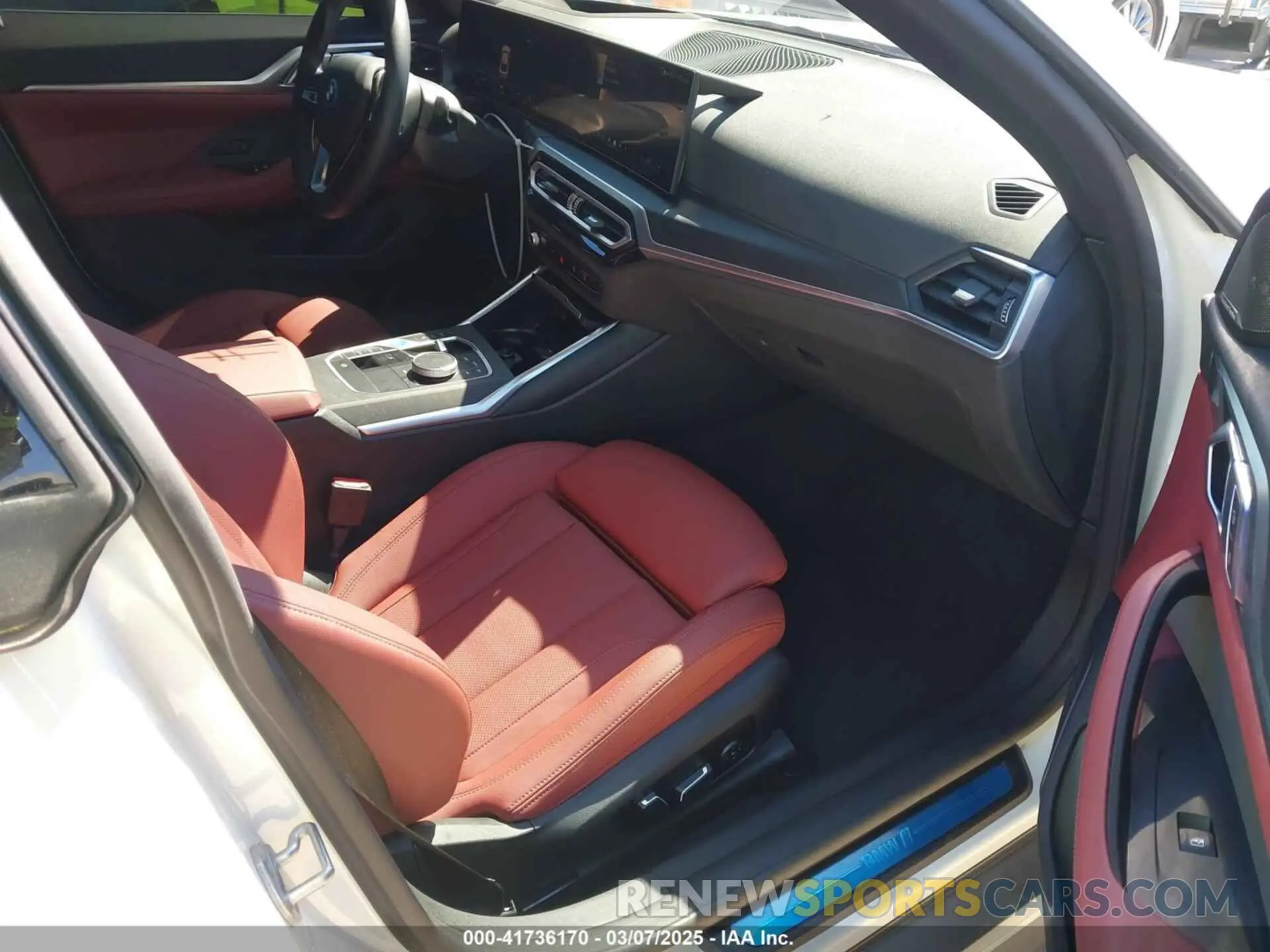 5 fotografías del automóvil dañado WBY43AW00RFS68805 BMW I4 2024