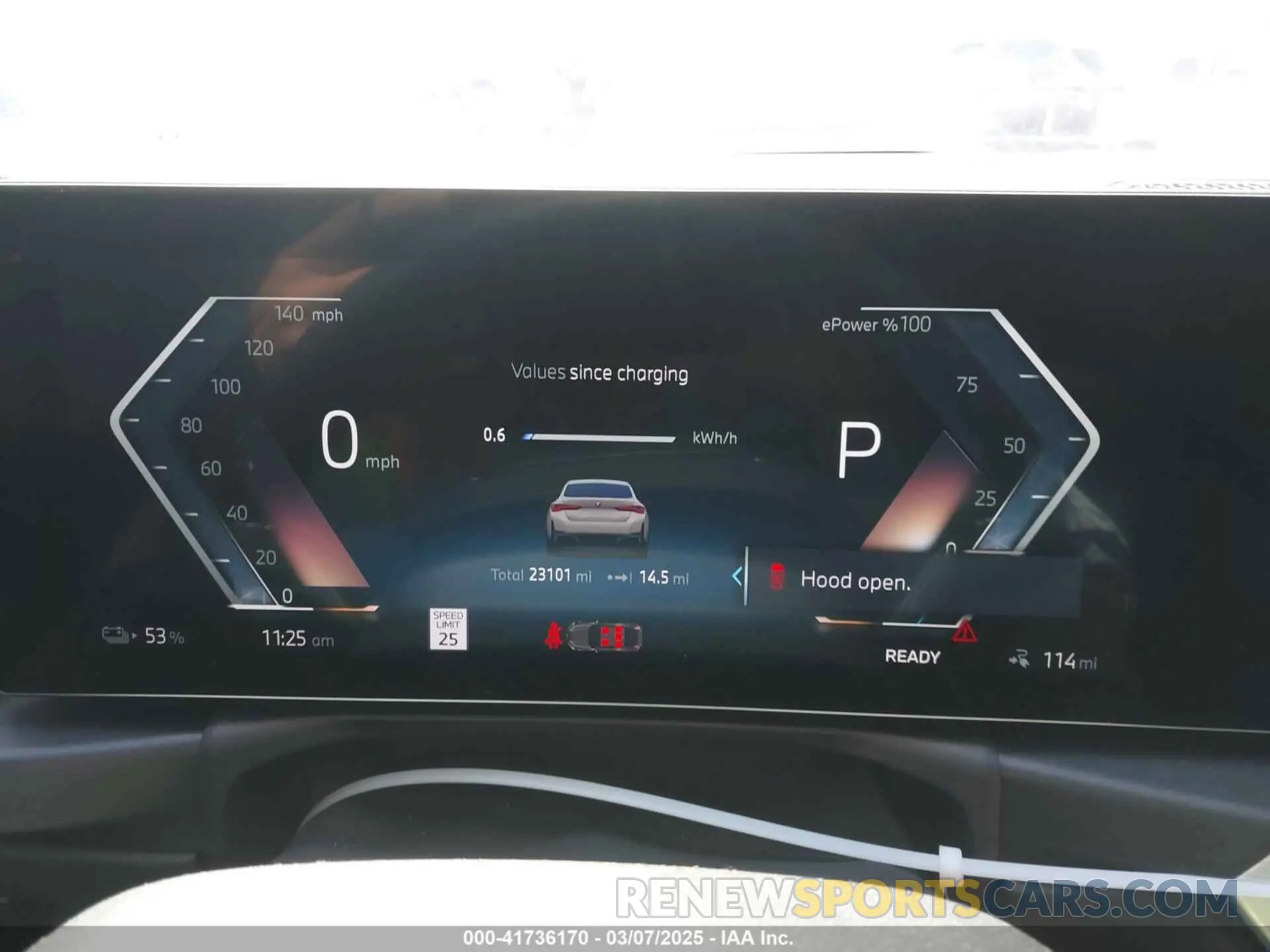 7 fotografías del automóvil dañado WBY43AW00RFS68805 BMW I4 2024