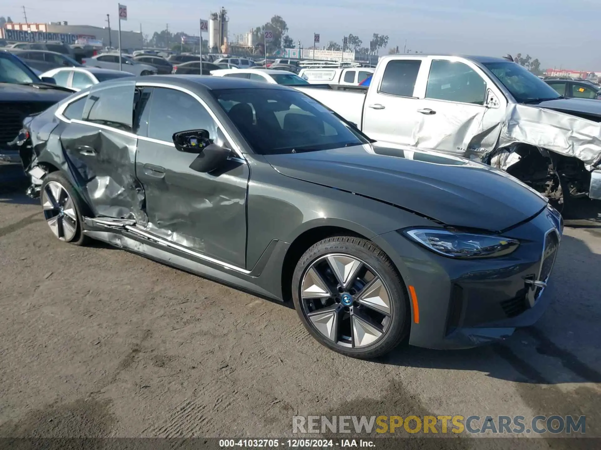 1 fotografías del automóvil dañado WBY43AW01RFS99206 BMW I4 2024