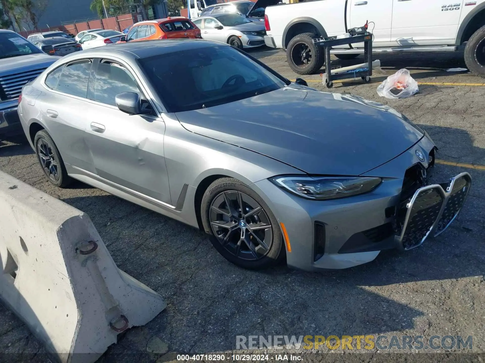 1 fotografías del automóvil dañado WBY43AW02RFS89171 BMW I4 2024