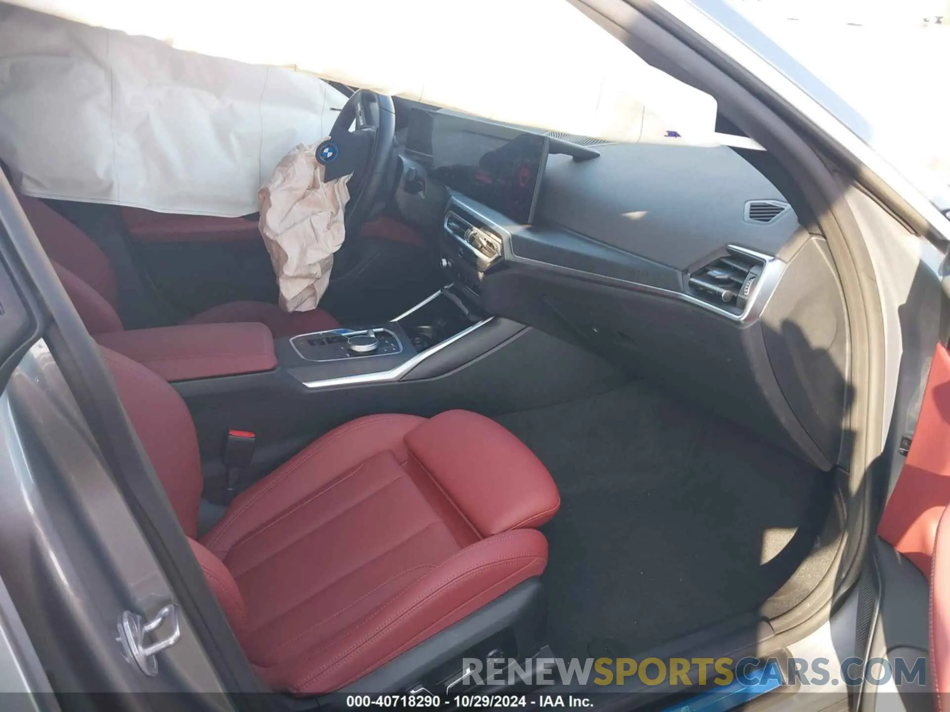 5 fotografías del automóvil dañado WBY43AW02RFS89171 BMW I4 2024