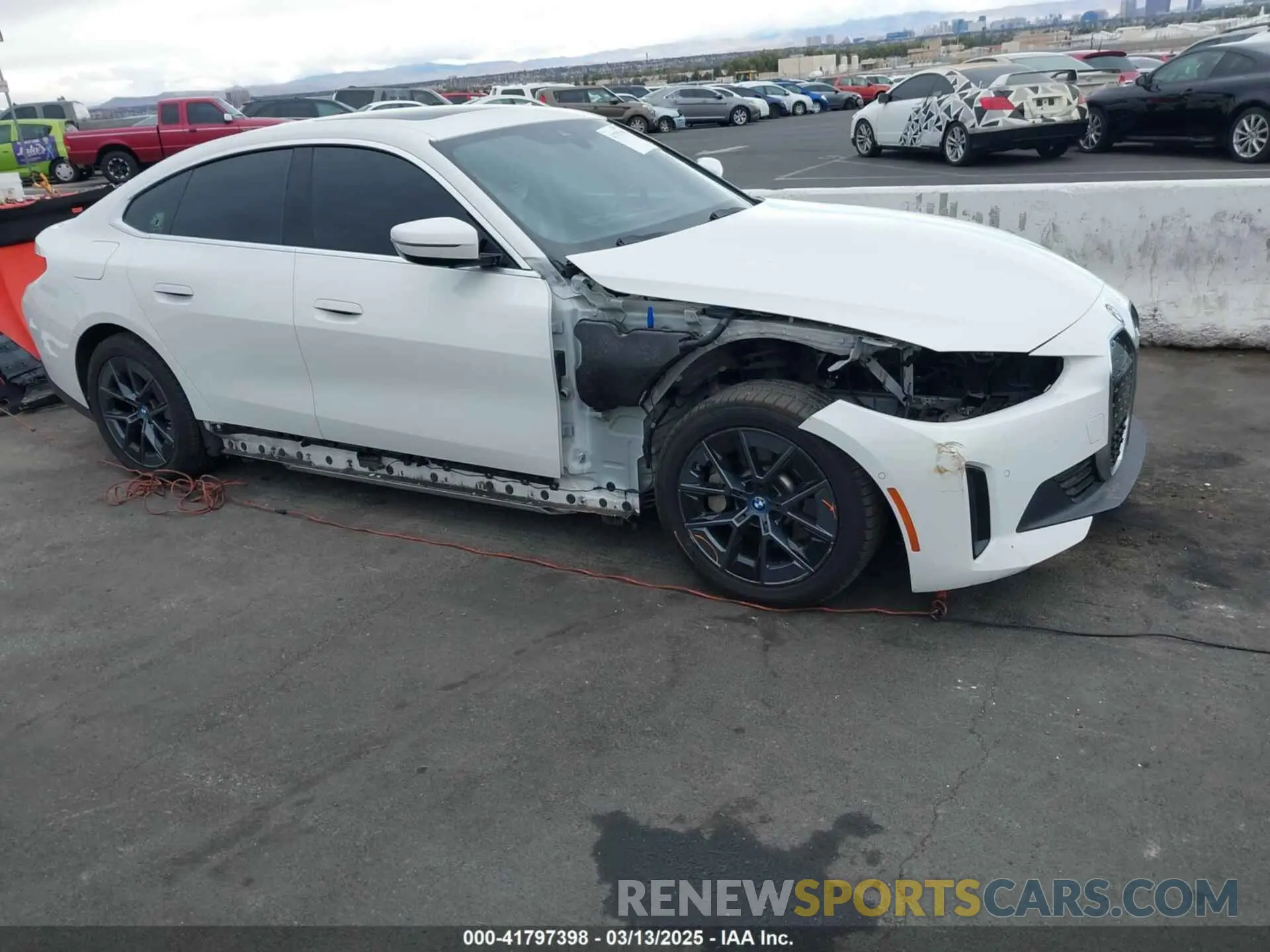 1 fotografías del automóvil dañado WBY43AW04RFR67340 BMW I4 2024