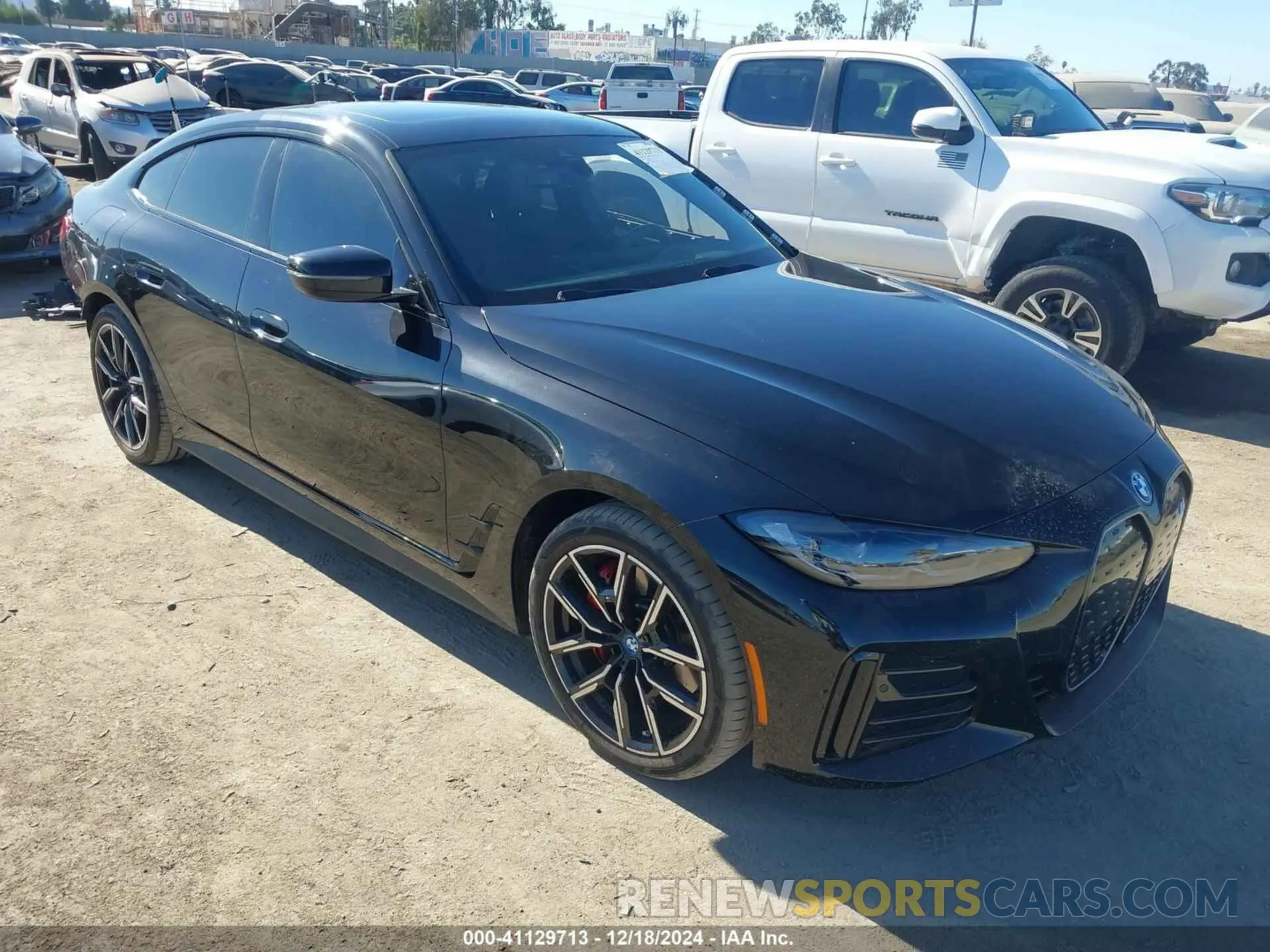 1 fotografías del automóvil dañado WBY43AW05RFT24687 BMW I4 2024