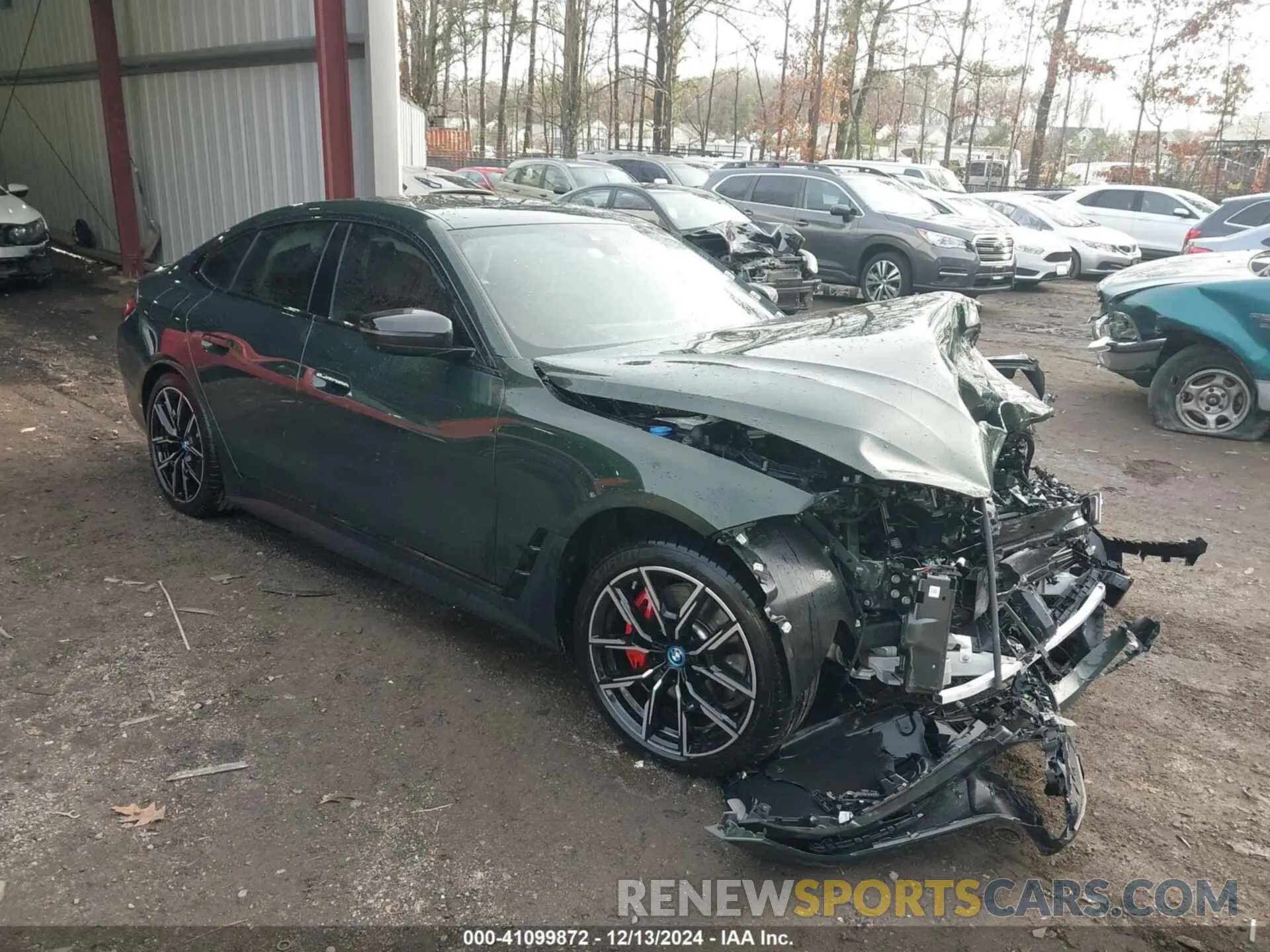1 fotografías del automóvil dañado WBY73AW01RFT13389 BMW I4 2024