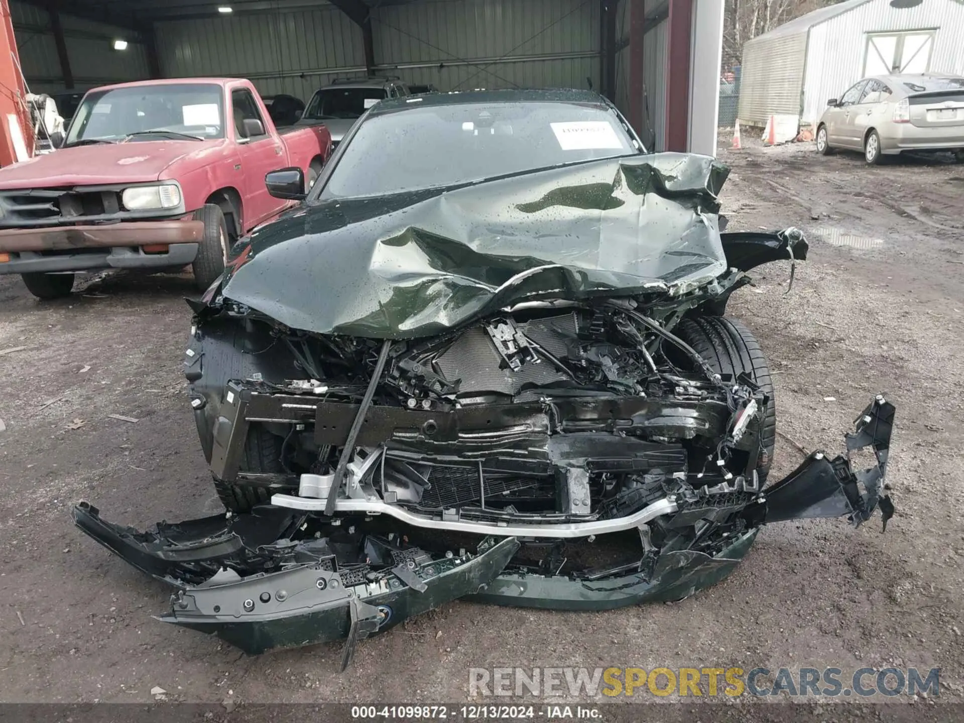 12 fotografías del automóvil dañado WBY73AW01RFT13389 BMW I4 2024
