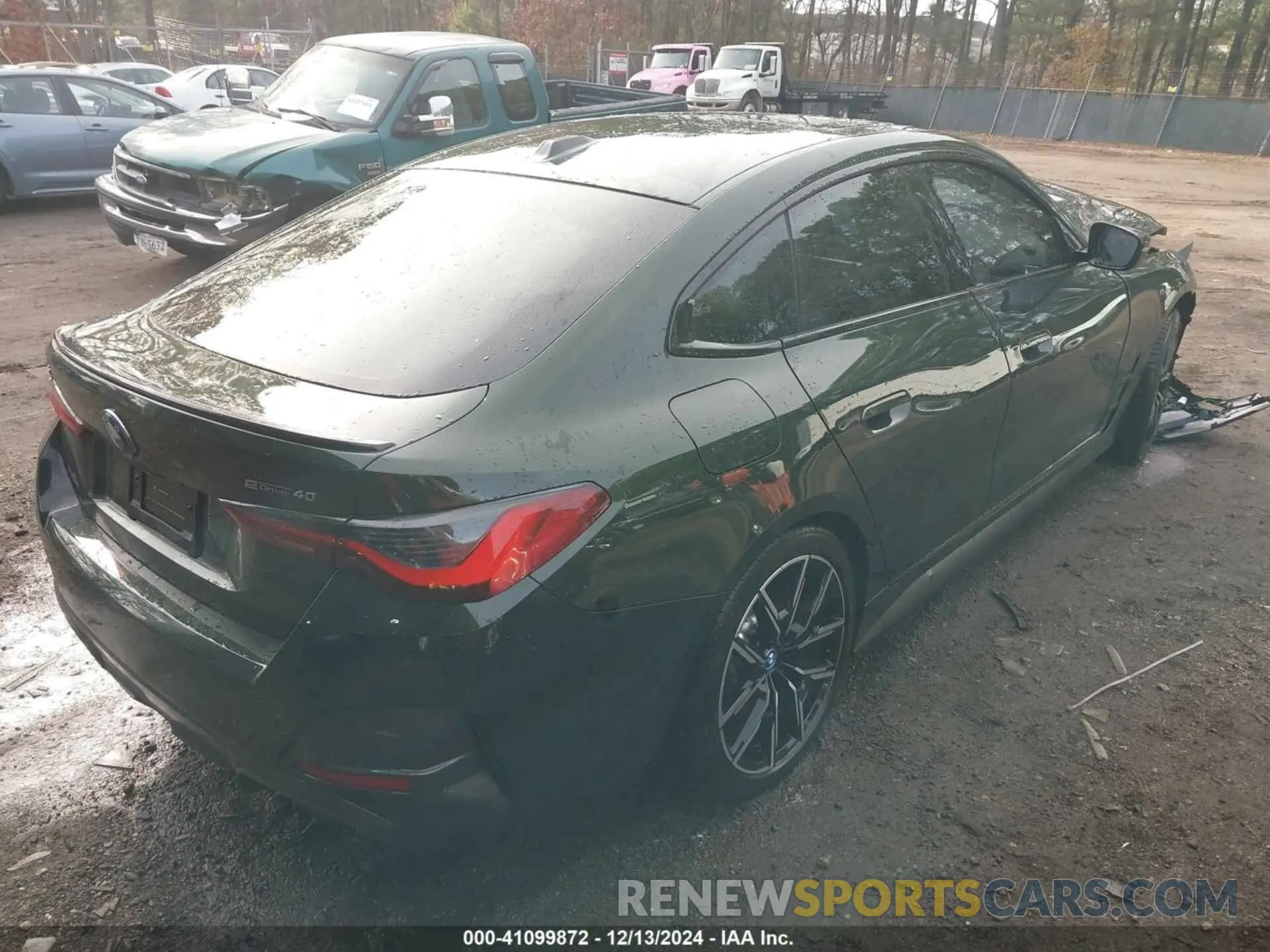 4 fotografías del automóvil dañado WBY73AW01RFT13389 BMW I4 2024