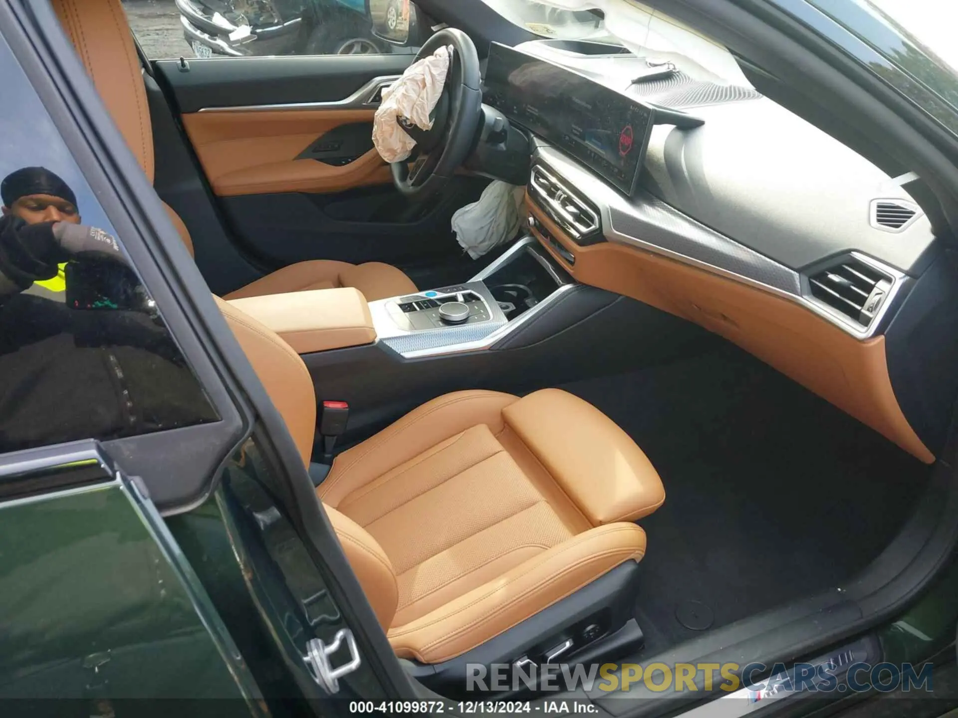 5 fotografías del automóvil dañado WBY73AW01RFT13389 BMW I4 2024