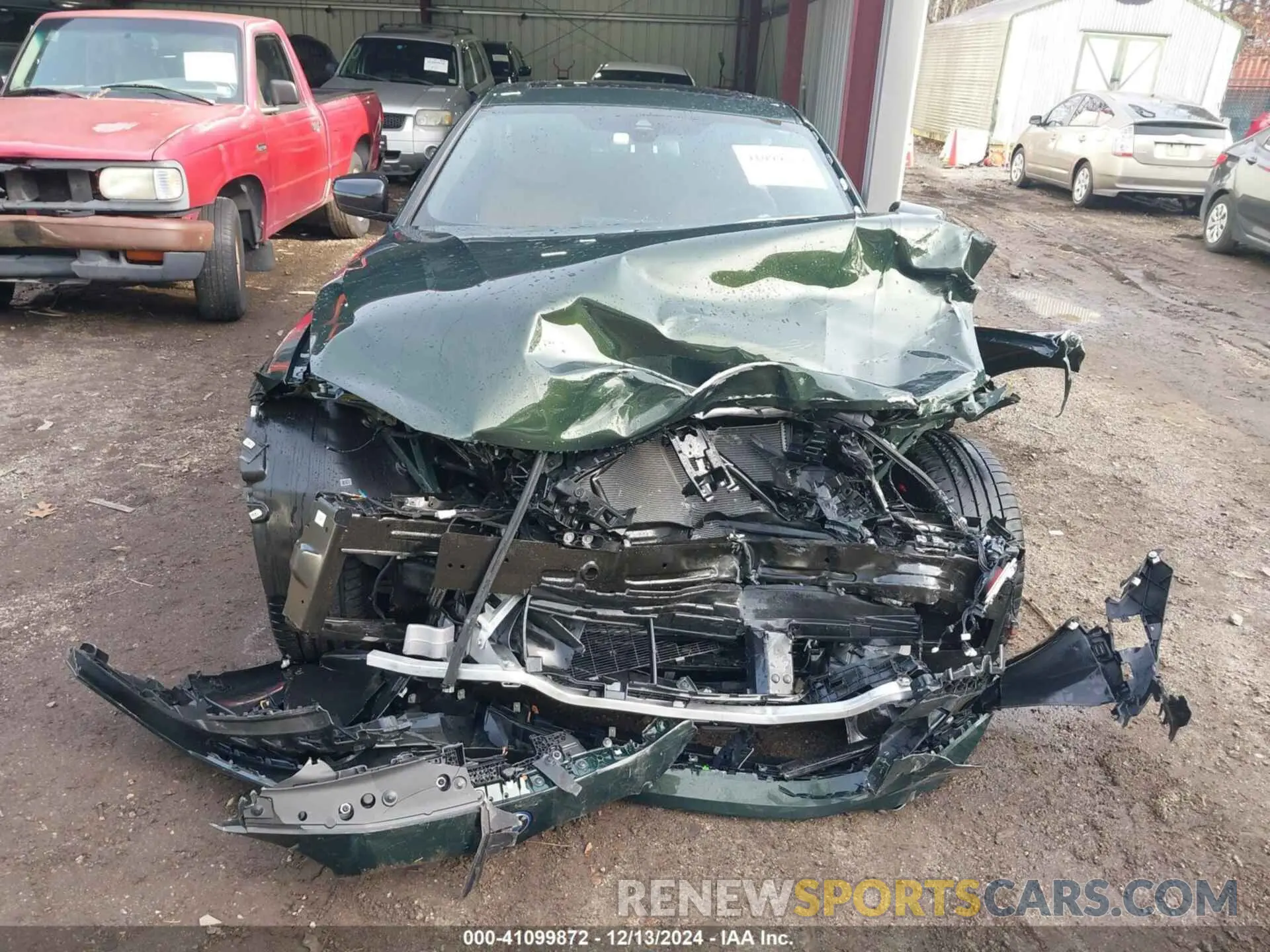 6 fotografías del automóvil dañado WBY73AW01RFT13389 BMW I4 2024