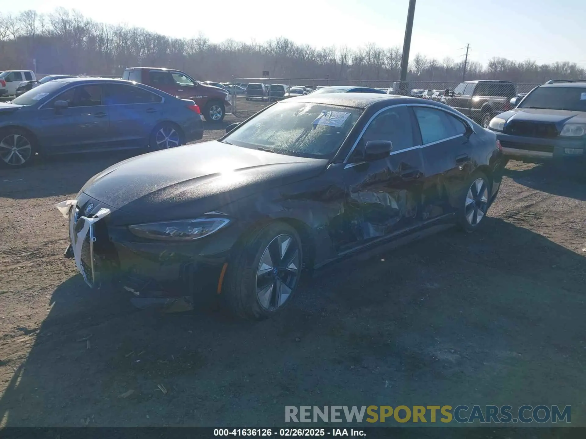 2 fotografías del automóvil dañado WBY73AW02RFT29049 BMW I4 2024
