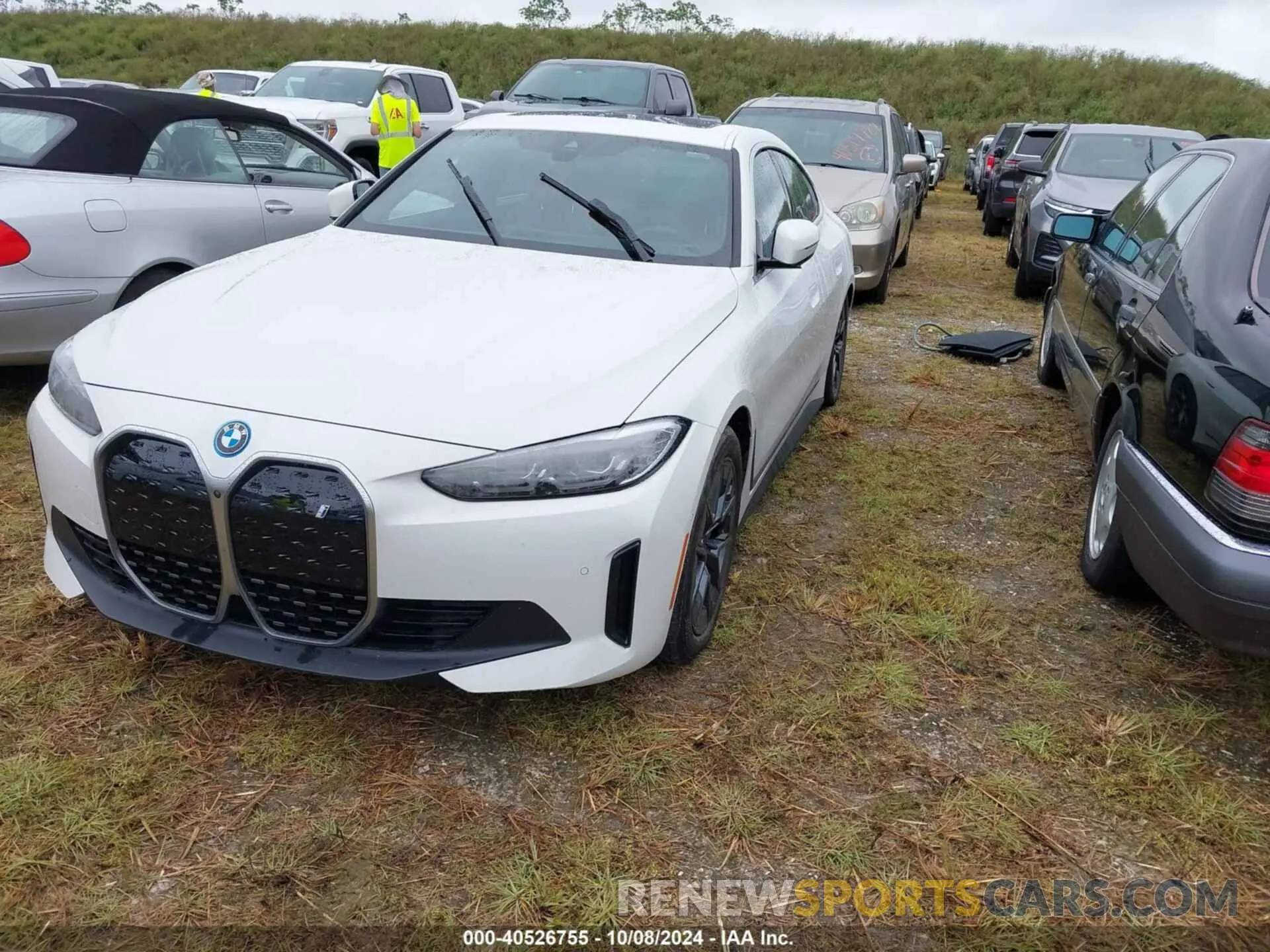 2 fotografías del automóvil dañado WBY73AW06RFR74822 BMW I4 2024