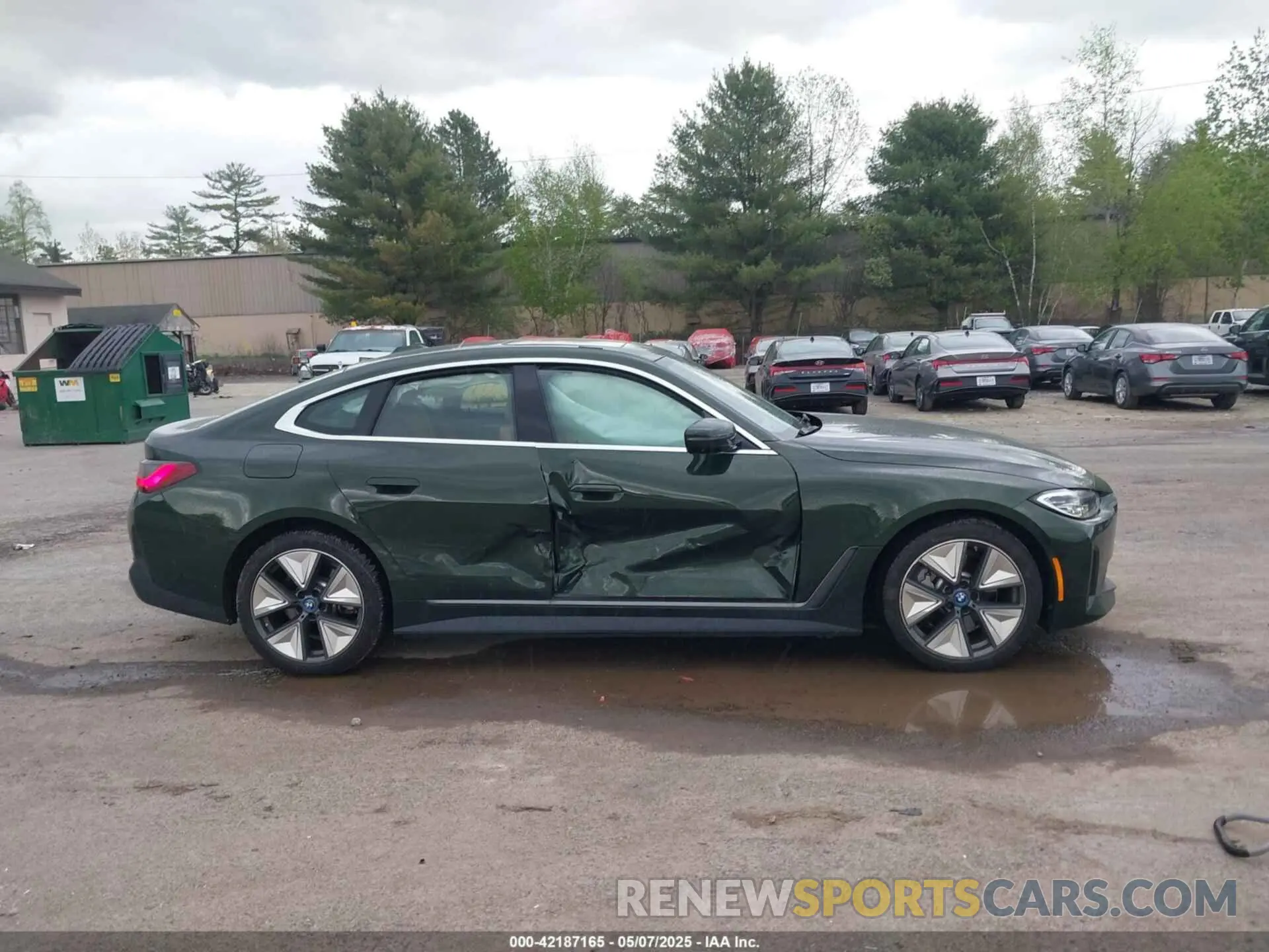 13 fotografías del automóvil dañado WBY73AW07RFS54641 BMW I4 2024