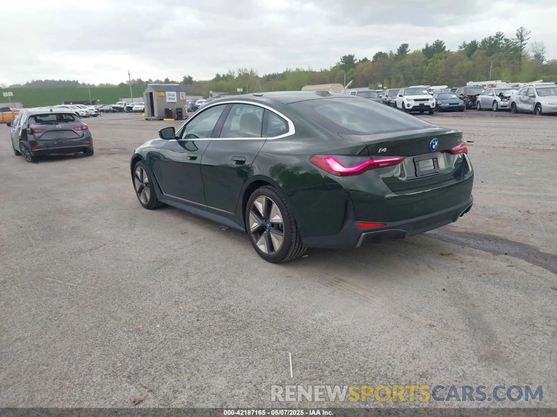 3 fotografías del automóvil dañado WBY73AW07RFS54641 BMW I4 2024