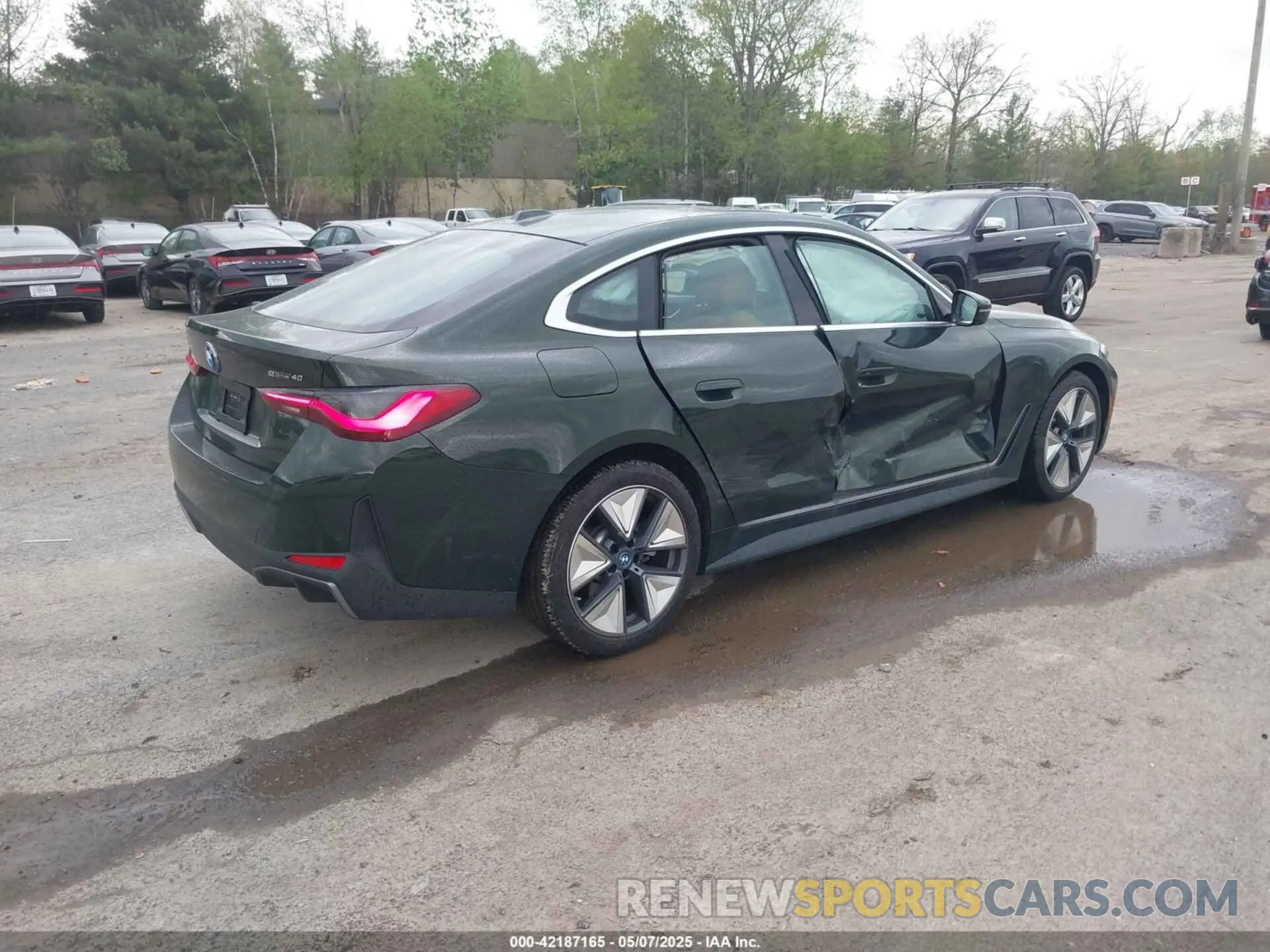 4 fotografías del automóvil dañado WBY73AW07RFS54641 BMW I4 2024