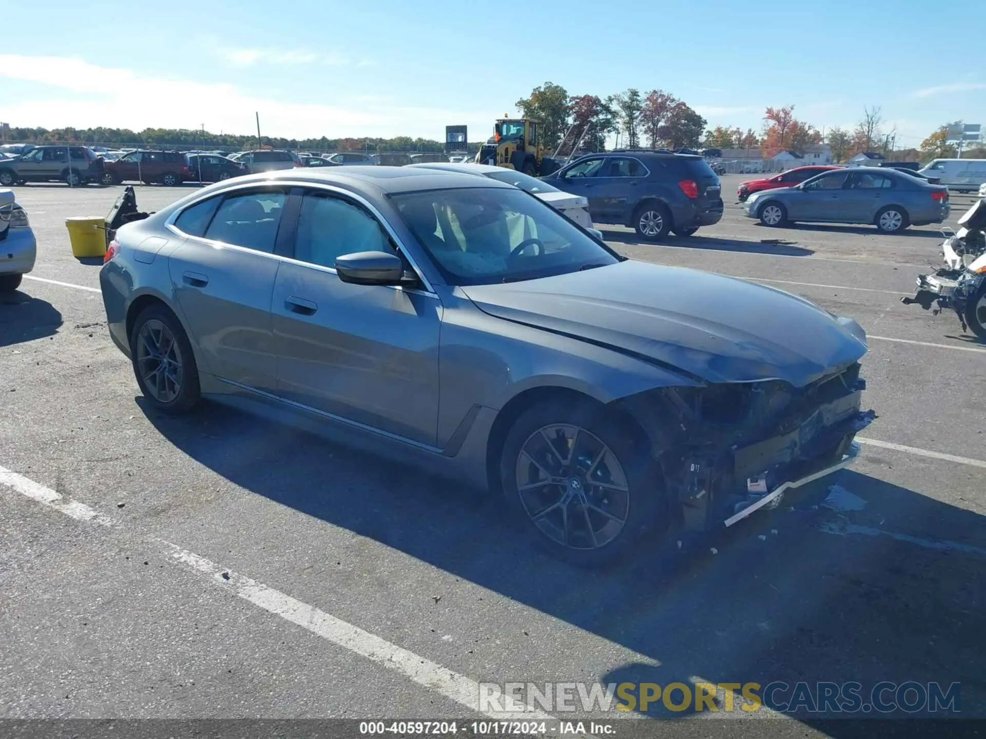 1 fotografías del automóvil dañado WBY83FB00RFR75813 BMW I4 2024