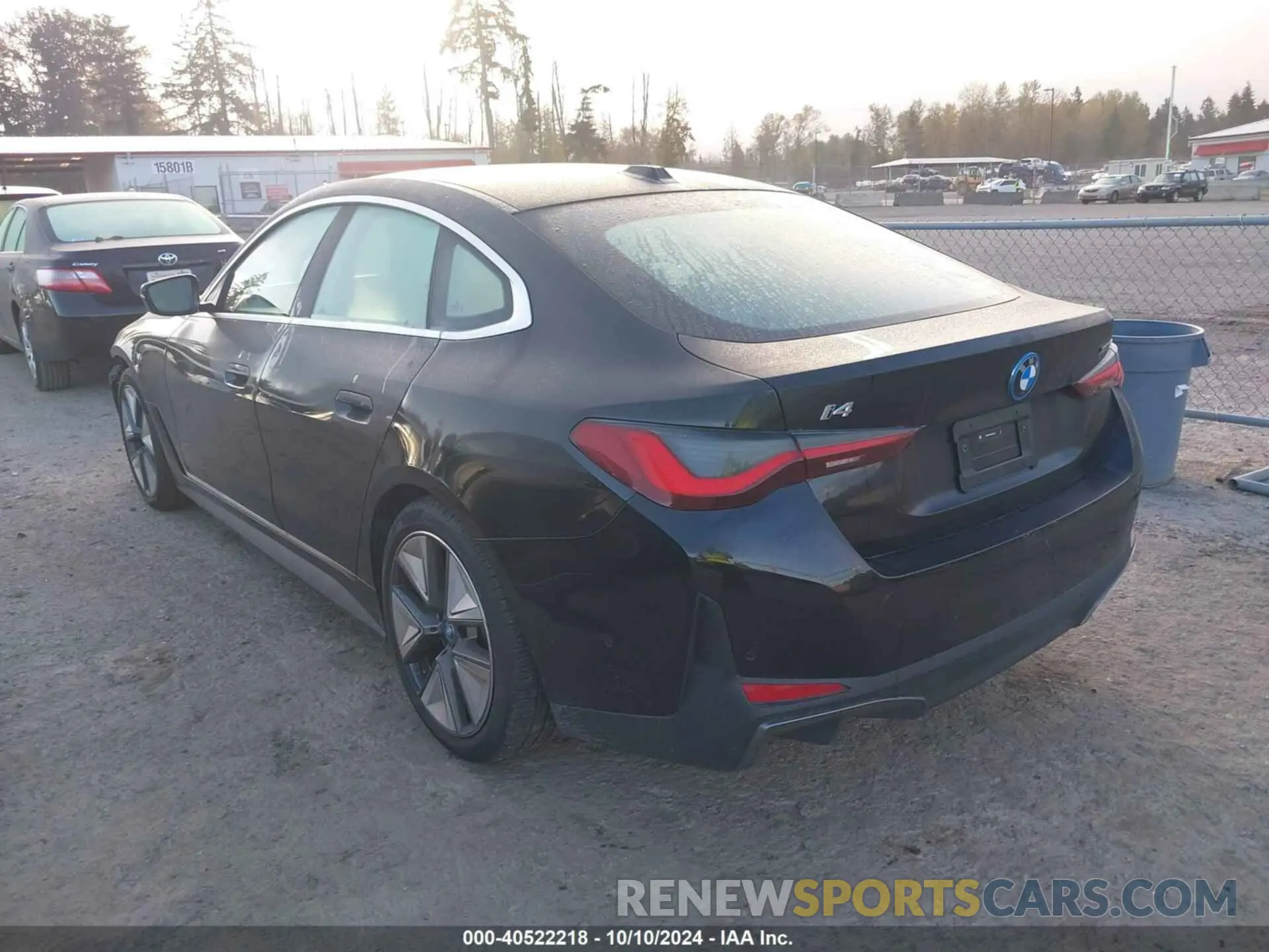 3 fotografías del automóvil dañado WBY83FB01RFR83502 BMW I4 2024