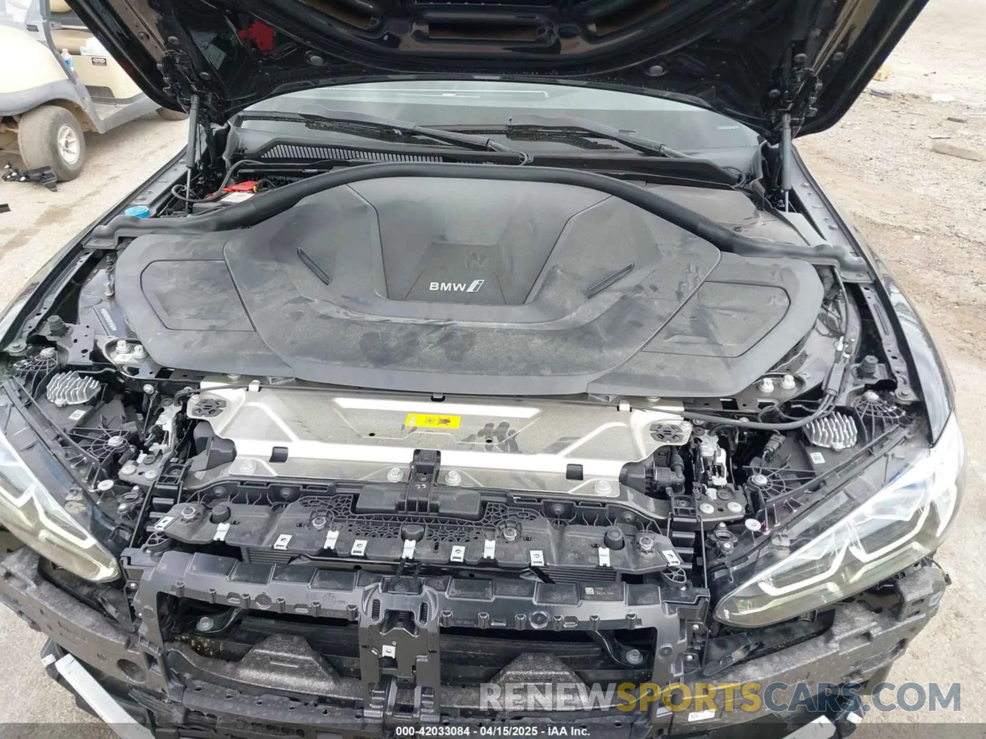 10 fotografías del automóvil dañado WBY83FB01RFS71670 BMW I4 2024