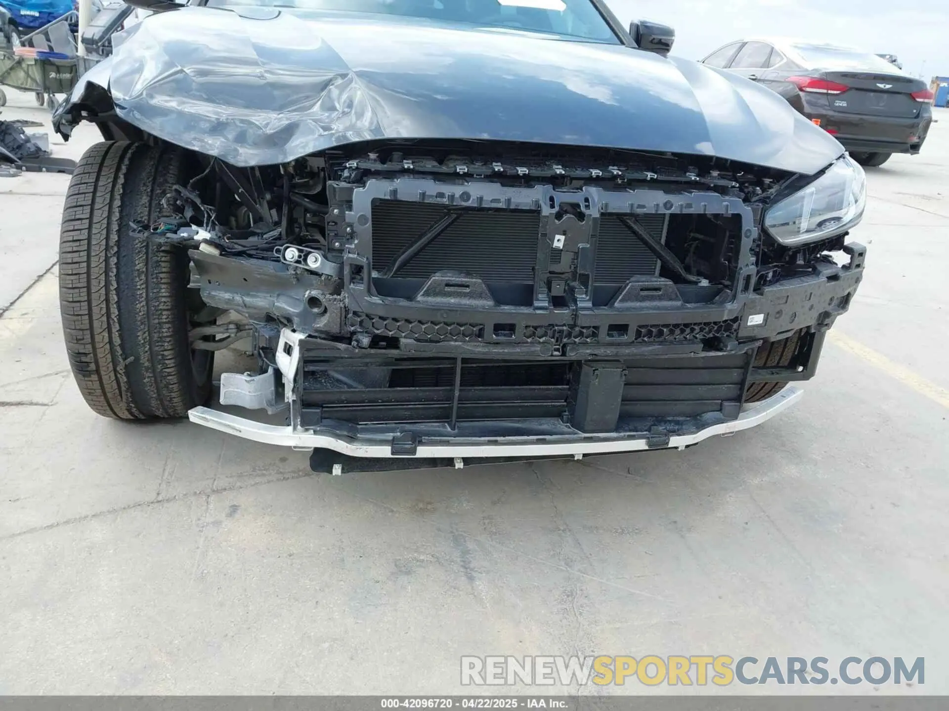 6 fotografías del automóvil dañado WBY23HD02SFU34895 BMW I4 2025