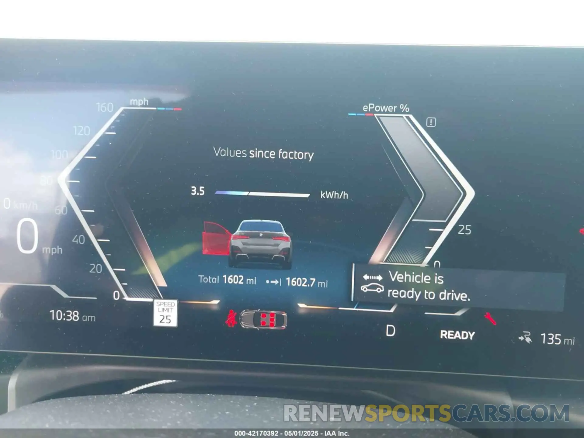 7 fotografías del automóvil dañado WBY43HD02SFU51432 BMW I4 2025