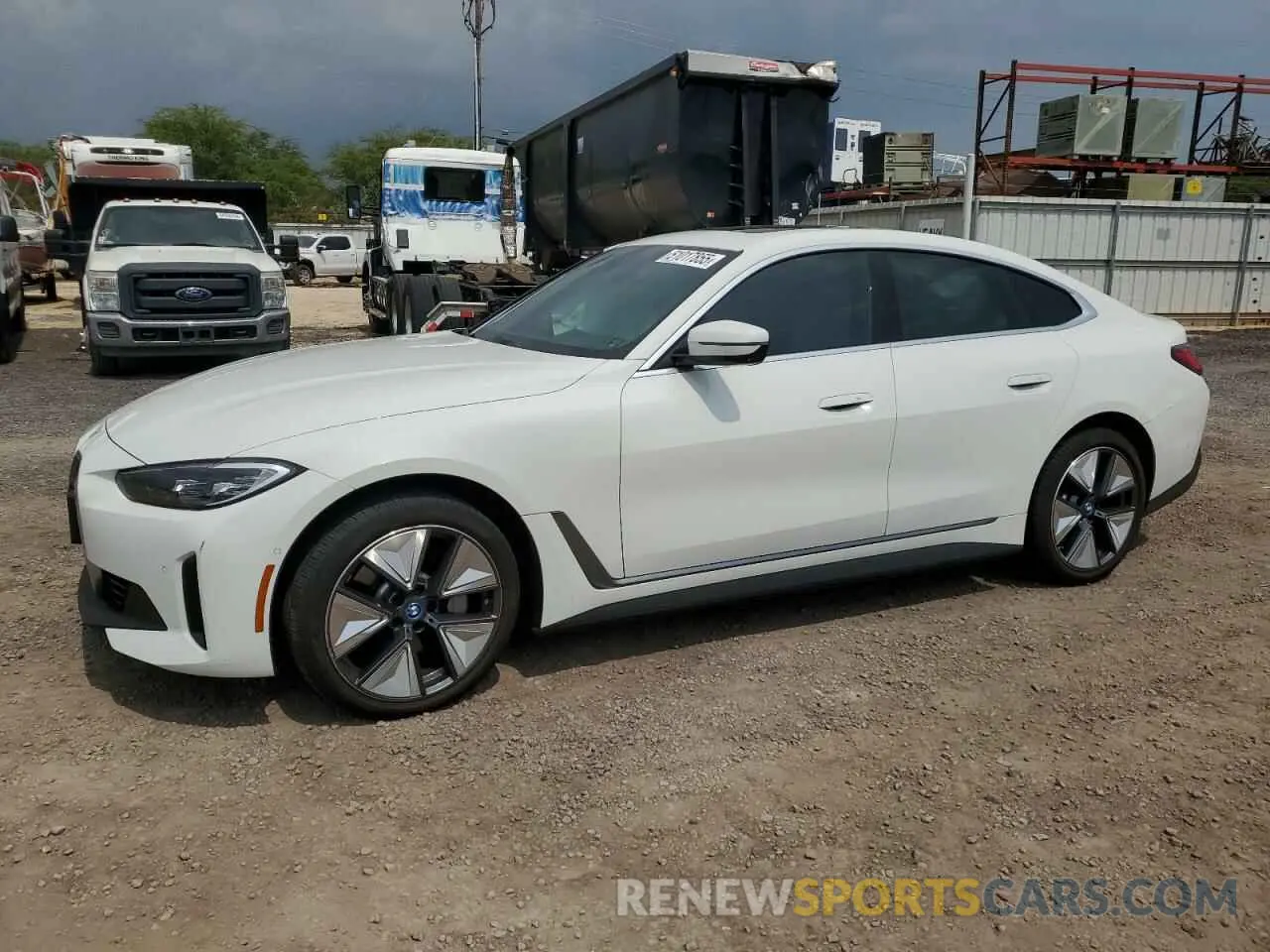 1 fotografías del automóvil dañado WBY73AW00NFN10516 BMW I4 EDRIVE 2022