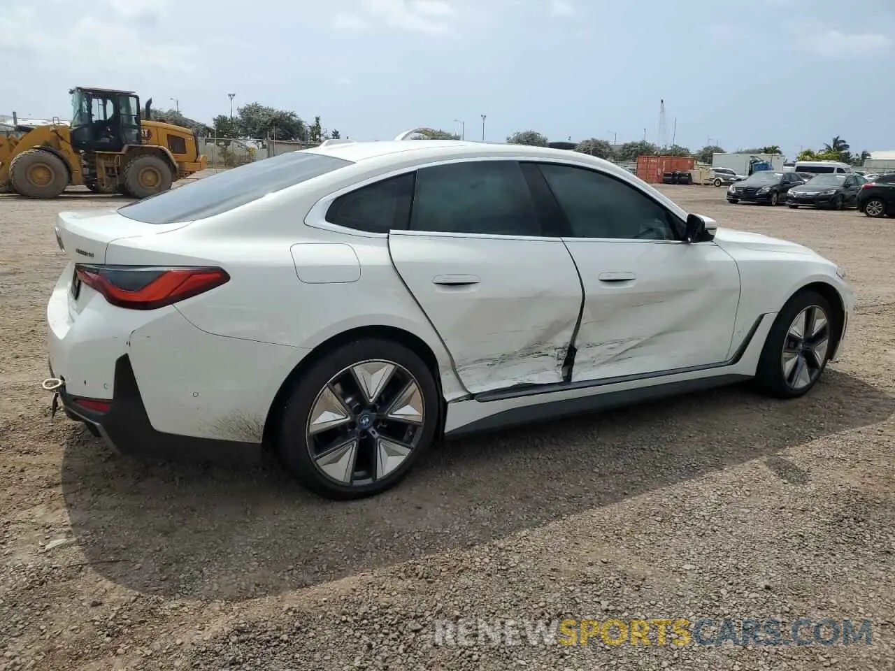 3 fotografías del automóvil dañado WBY73AW00NFN10516 BMW I4 EDRIVE 2022