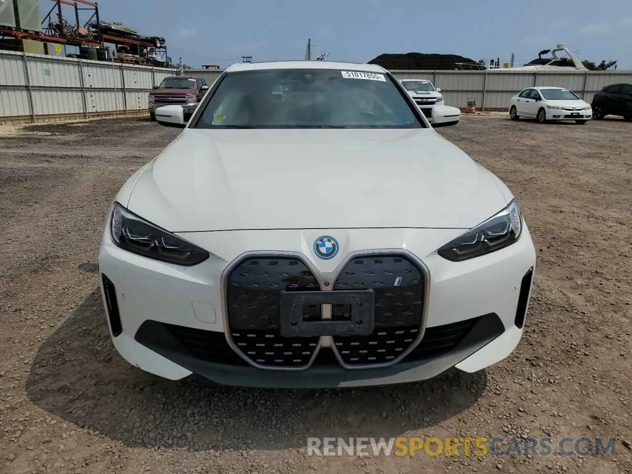 5 fotografías del automóvil dañado WBY73AW00NFN10516 BMW I4 EDRIVE 2022