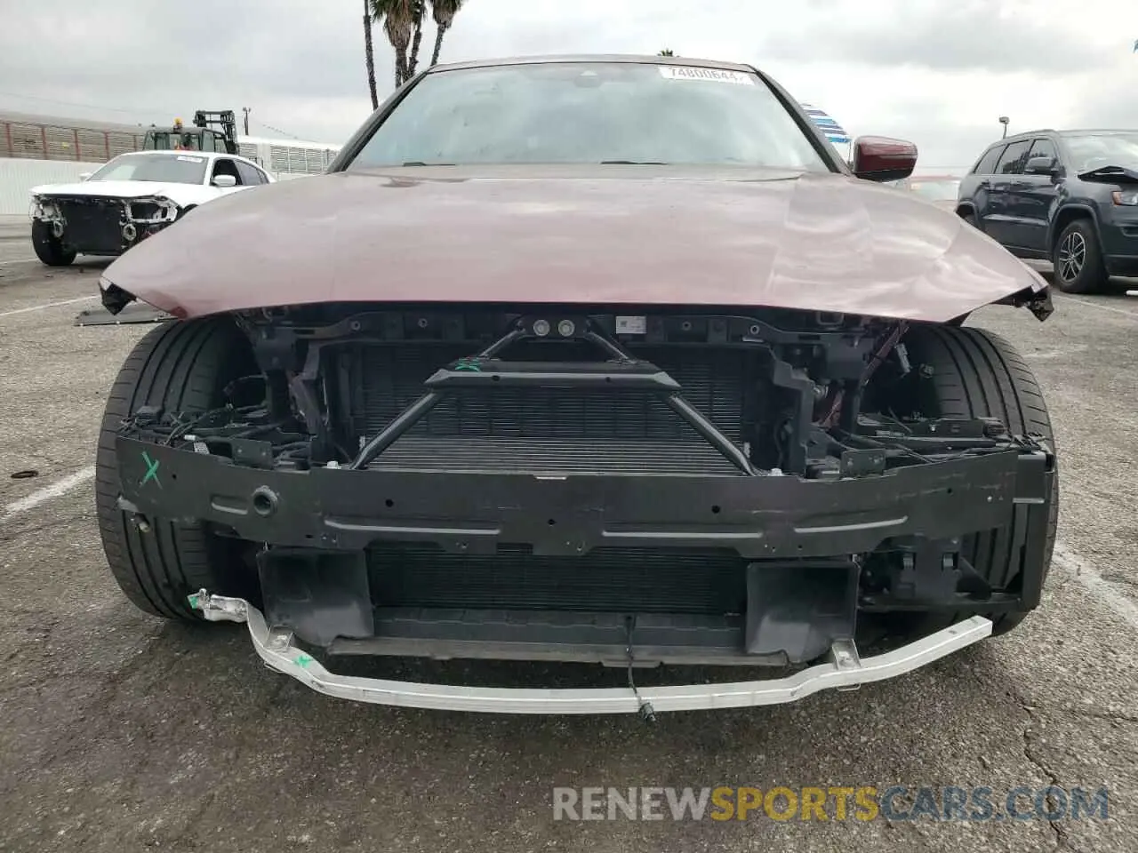 5 fotografías del automóvil dañado WBY73AW01NFN11450 BMW I4 EDRIVE 2022