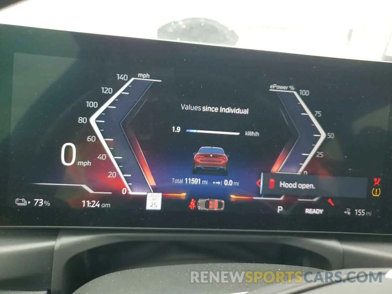 9 fotografías del automóvil dañado WBY73AW01NFN11450 BMW I4 EDRIVE 2022