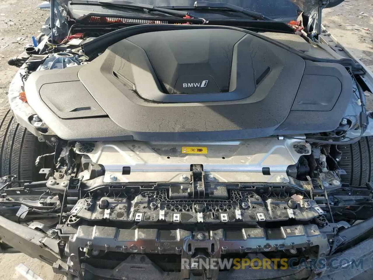 11 fotografías del automóvil dañado WBY73AW02NFM61268 BMW I4 EDRIVE 2022