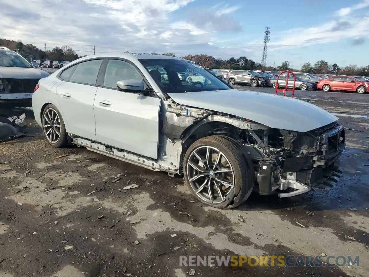 4 fotografías del automóvil dañado WBY73AW02NFM61268 BMW I4 EDRIVE 2022