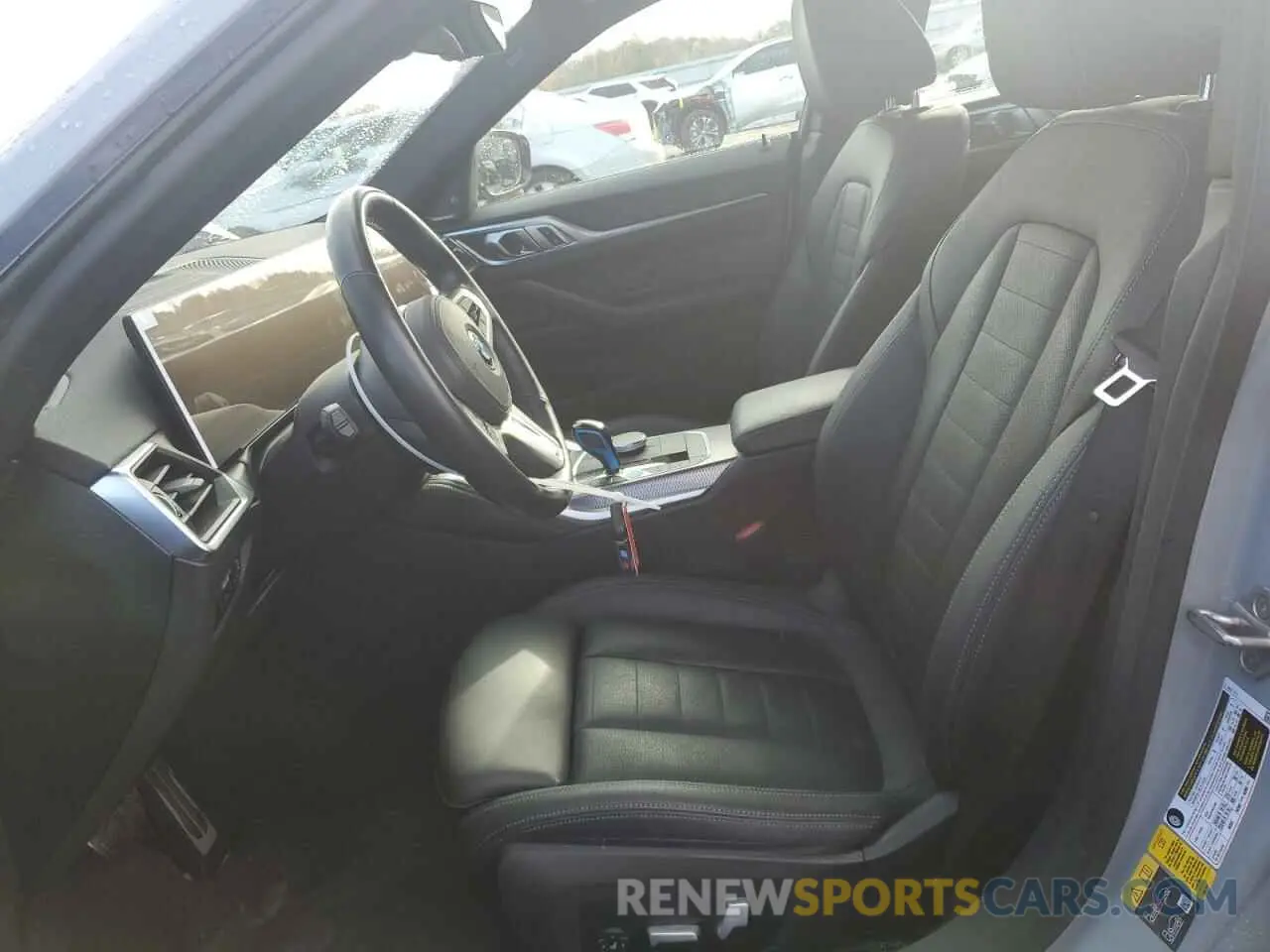 7 fotografías del automóvil dañado WBY73AW02NFM61268 BMW I4 EDRIVE 2022