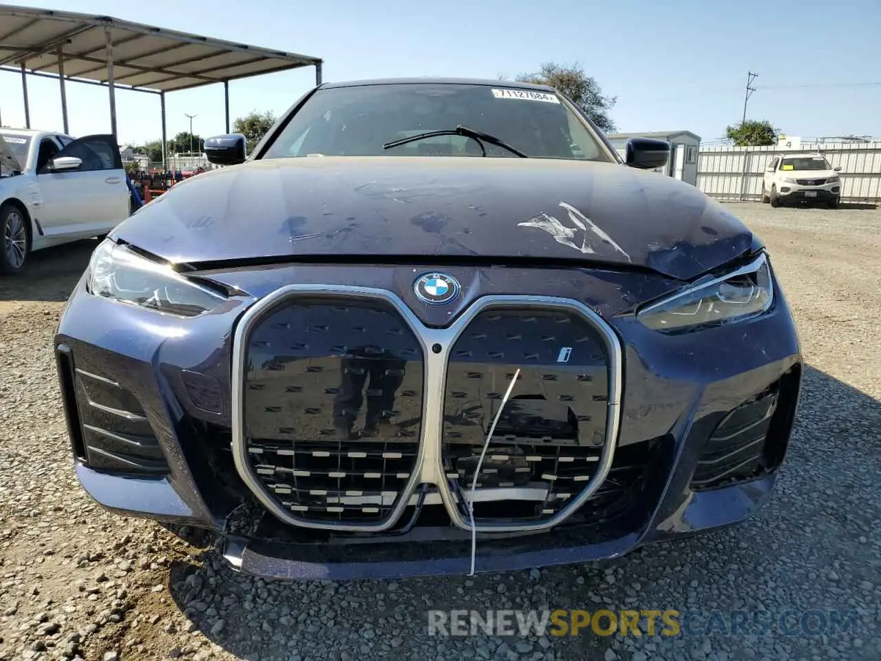 5 fotografías del automóvil dañado WBY73AW02NFN21694 BMW I4 EDRIVE 2022