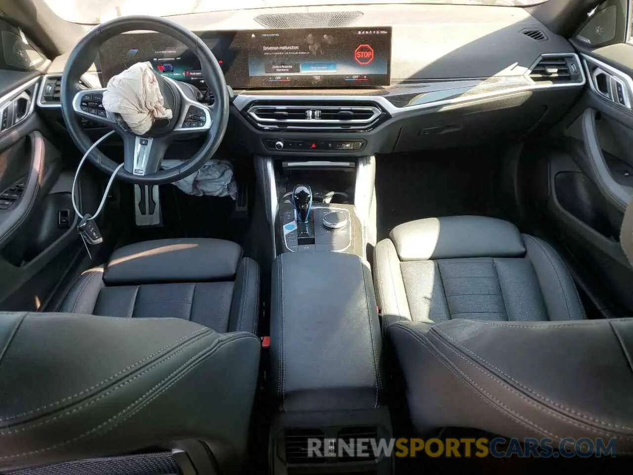 8 fotografías del automóvil dañado WBY73AW02NFN21694 BMW I4 EDRIVE 2022