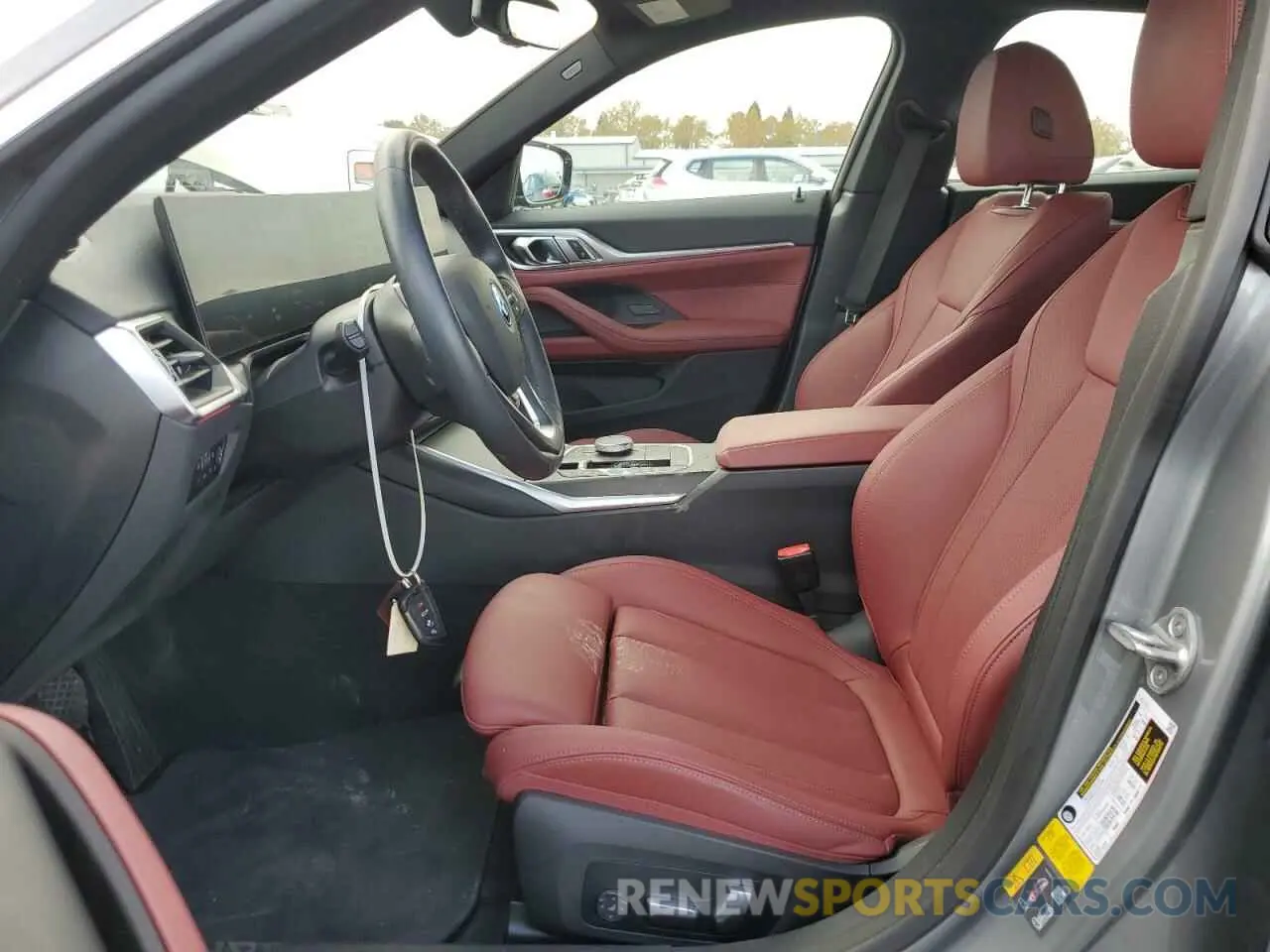 7 fotografías del automóvil dañado WBY43AW00PFP96308 BMW I4 EDRIVE 2023